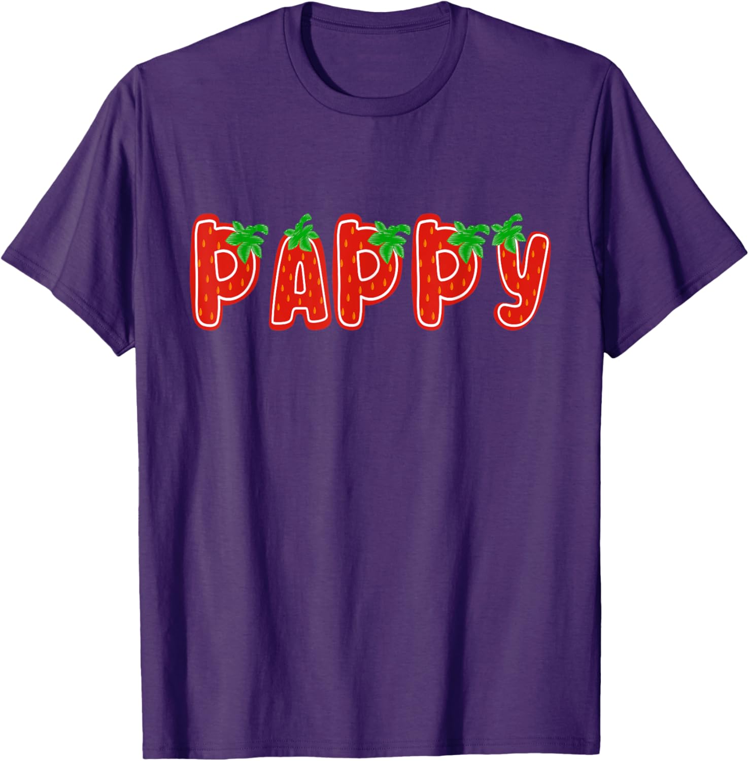 Strawberry Pappy Funny First Birthday Family Matching T-Shirt - 2