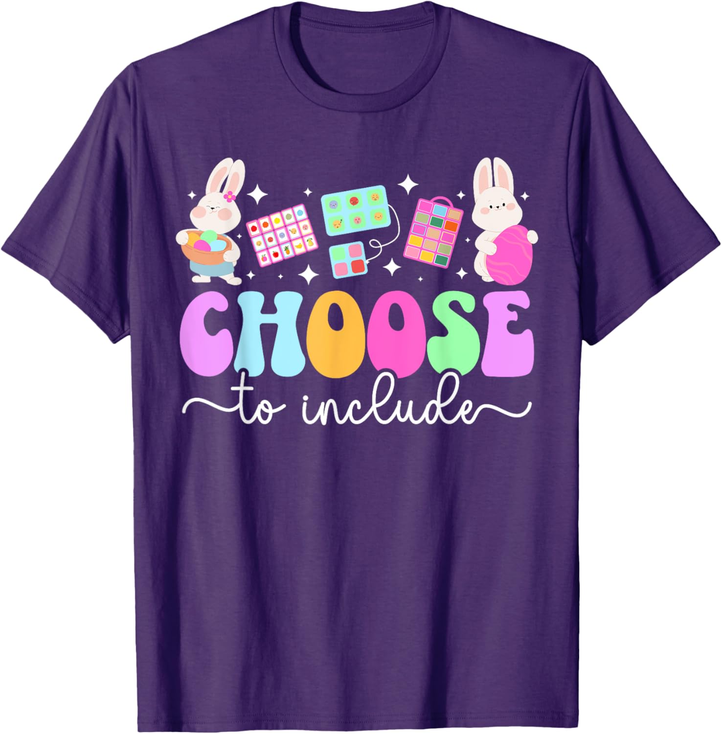 Groovy Easter Bunny T-Shirt for Special Education Teachers - Fun & Cute Design - 9