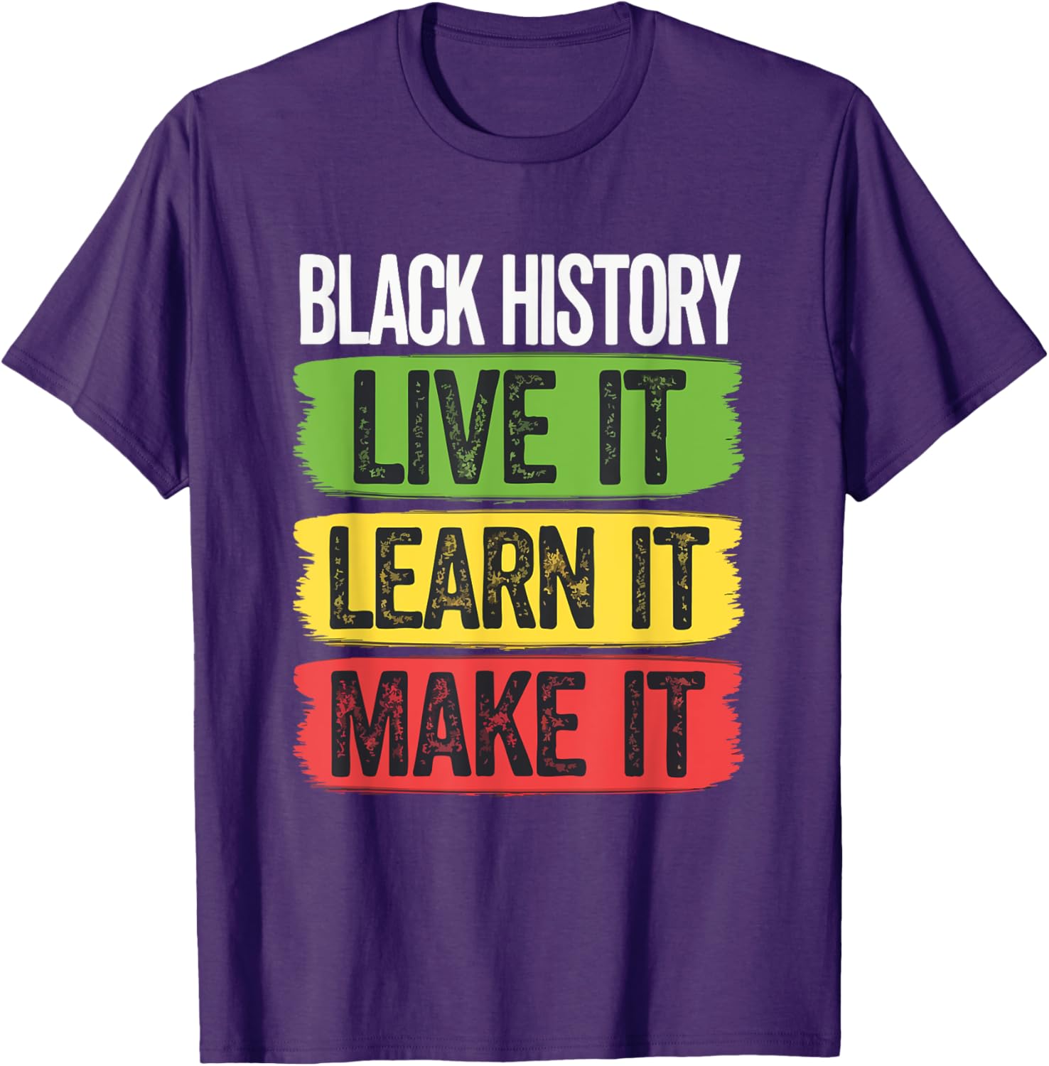 Celebrate Black History with Afro Motivation T-Shirt for All Day Comfort - 15