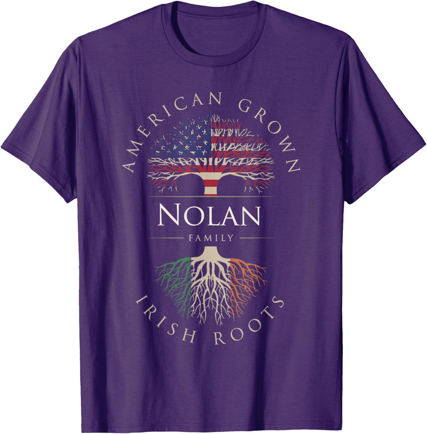 Nolan Family Name T-Shirt with Irish Roots and Ireland Flag Design - 2
