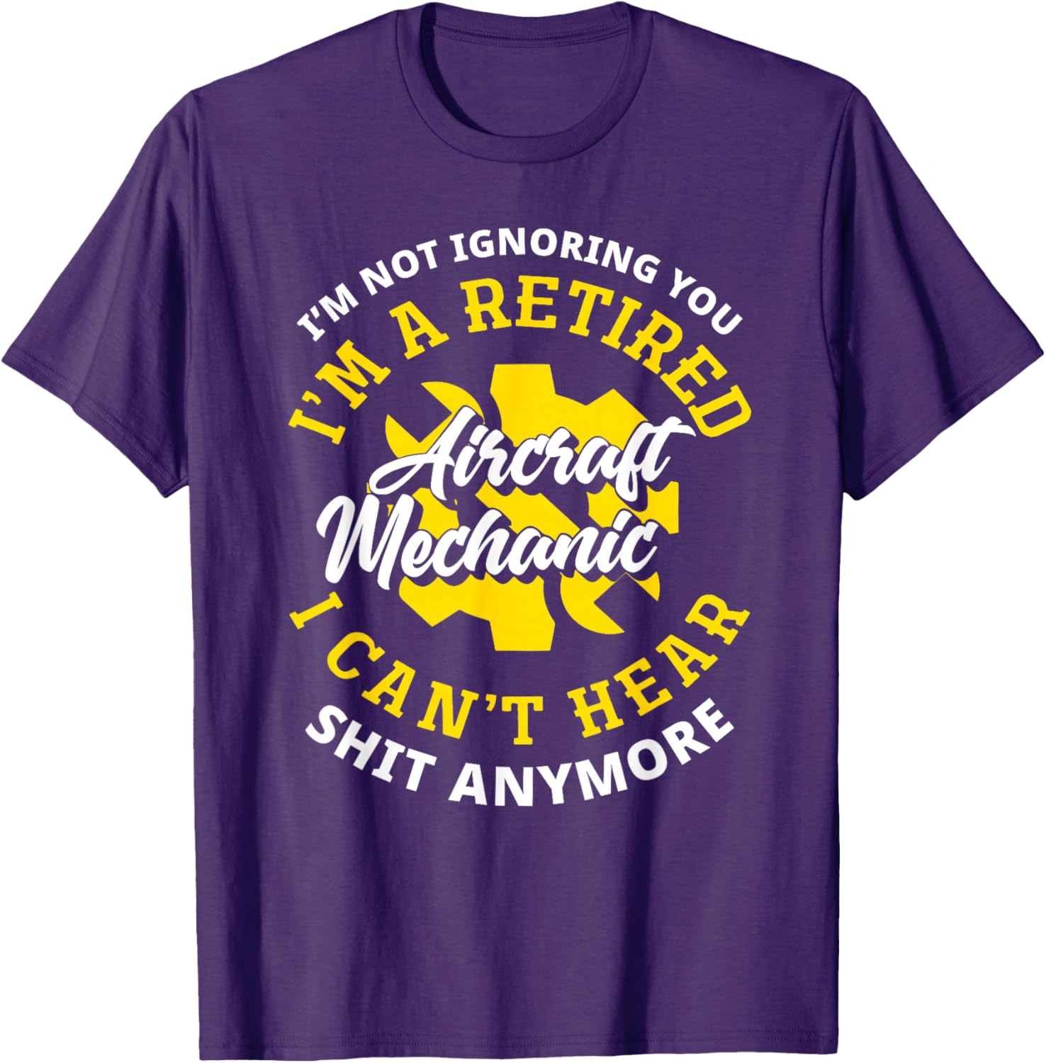 Retired Aircraft Mechanic T-Shirt – Funny Gift for Plane Lovers - 7