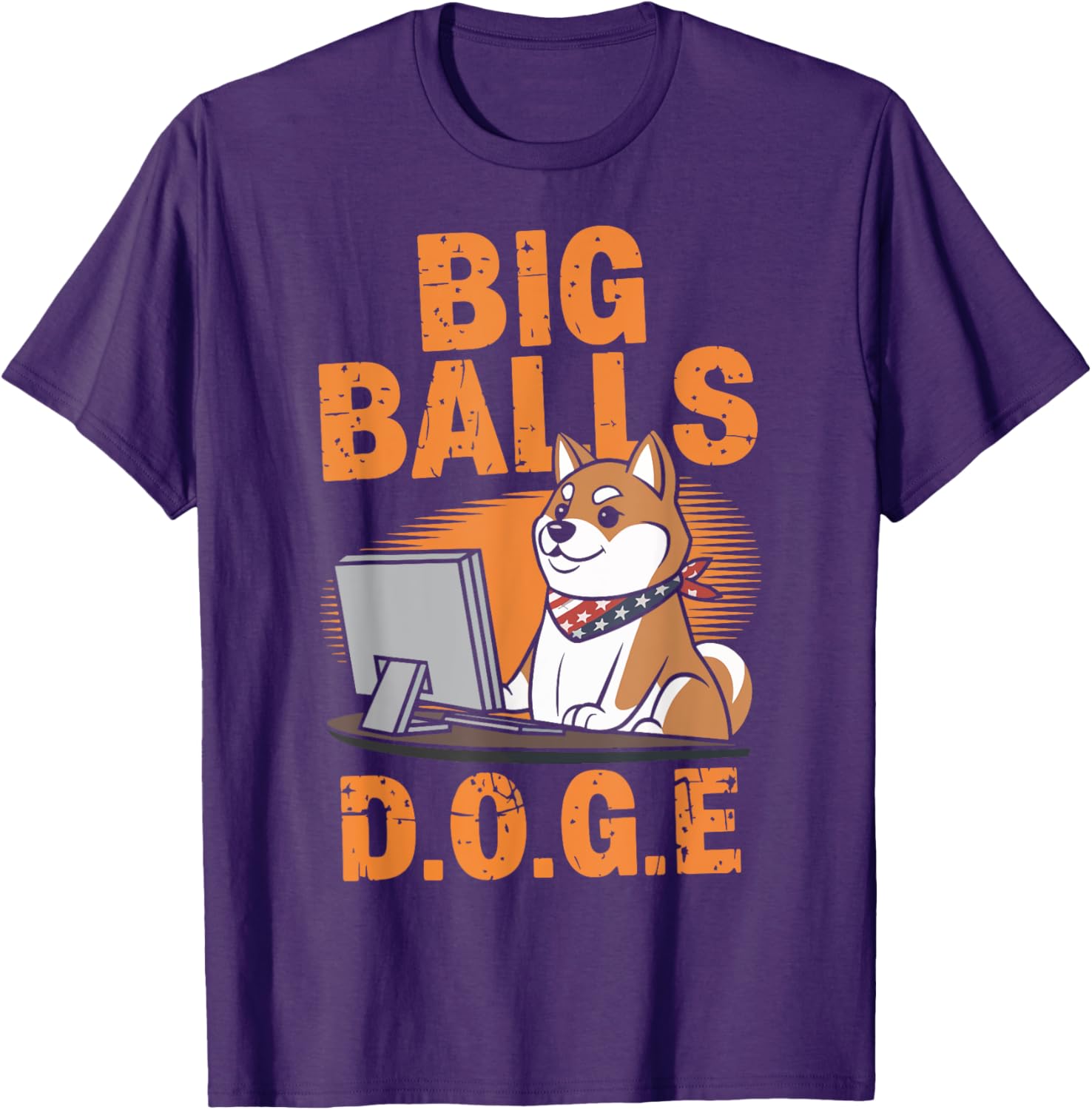 Funny Big Balls D.O.G.E DOGE T-Shirt for Dog Lovers and Pet Owners - 6