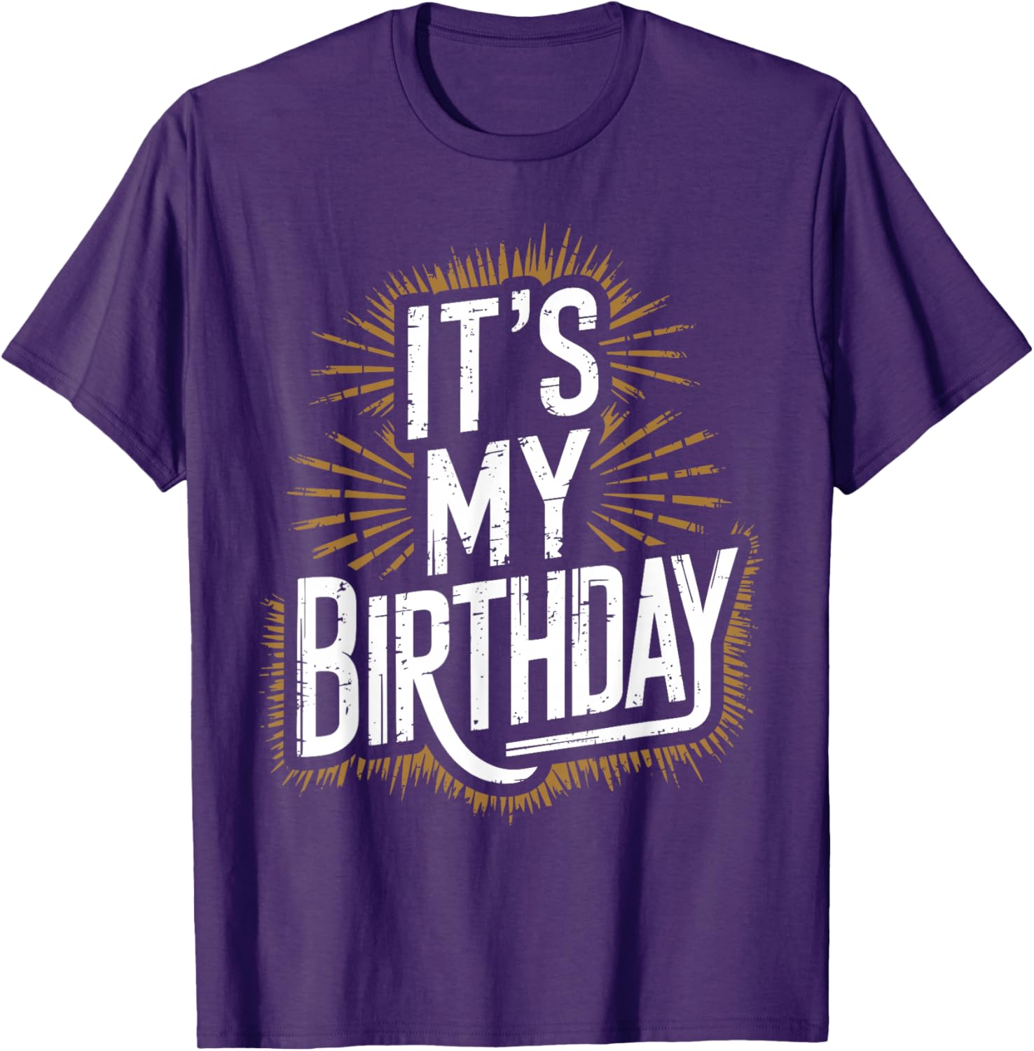 Vintage It's My Birthday Distressed T-Shirt for Men, Women, and Kids - 11