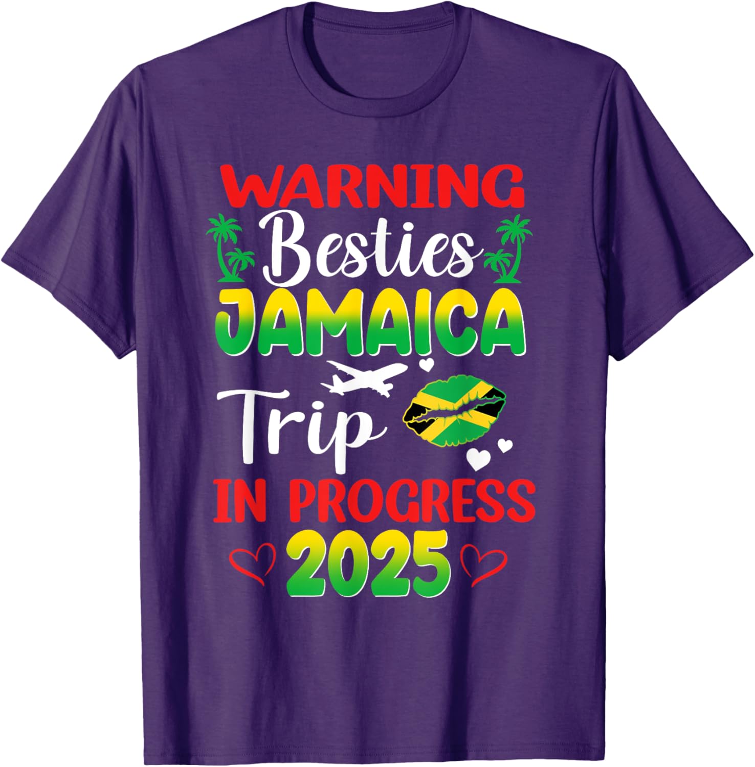 Jamaica Besties Trip In Progress 2025 Vacay T-Shirt for Fun Adventures - 10