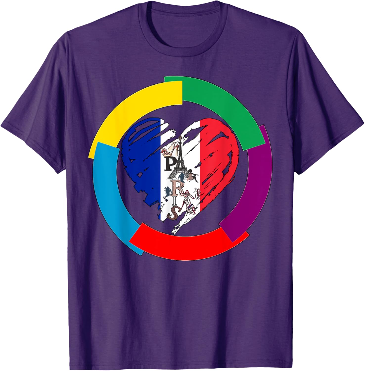 Celebrate French Language Day with Heart T-Shirt for La Francophonie - 10