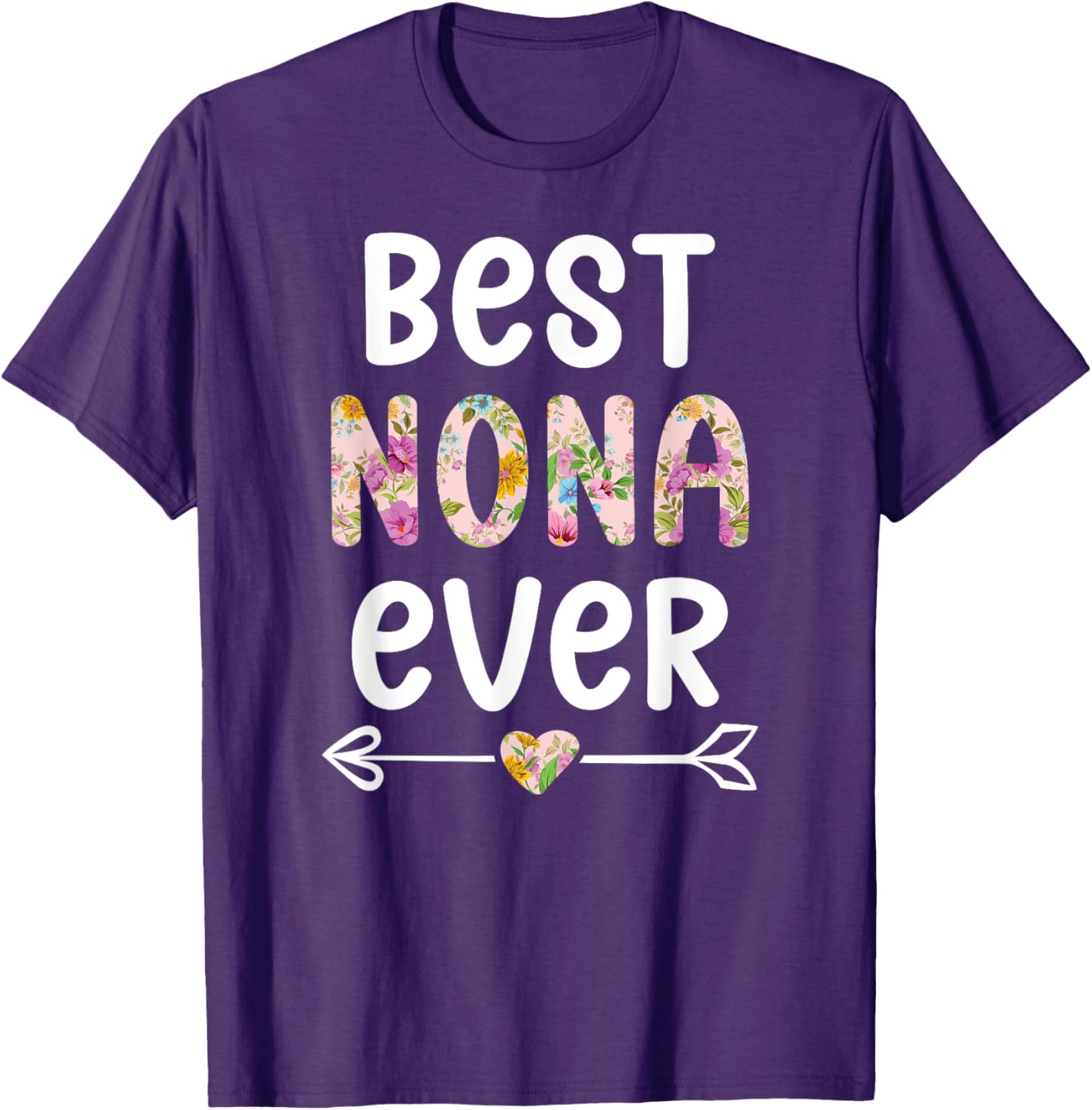 Best Nona Ever T-Shirt for Grandmothers - Cute Gift for Nona - 17