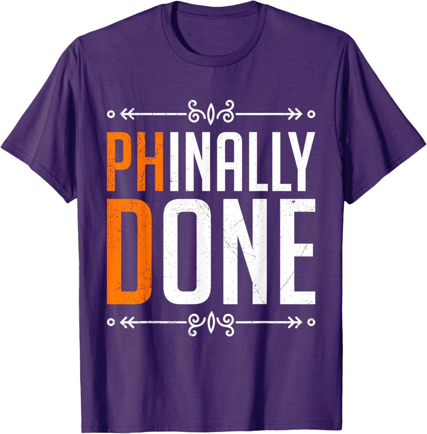 Doctorate PHINALLY DONE Funny Dissertation T-Shirt for Graduates - 5