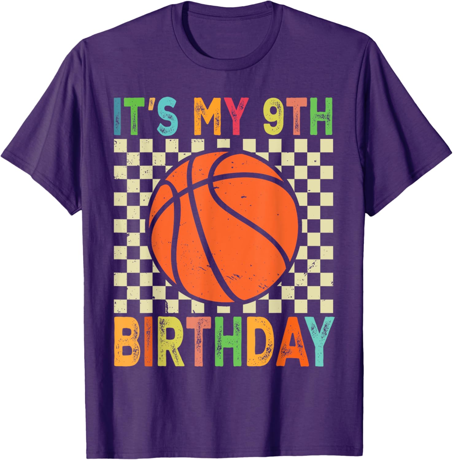 Cool 9th Birthday Basketball T-Shirt for 9 Year Old Players and Fans - 13
