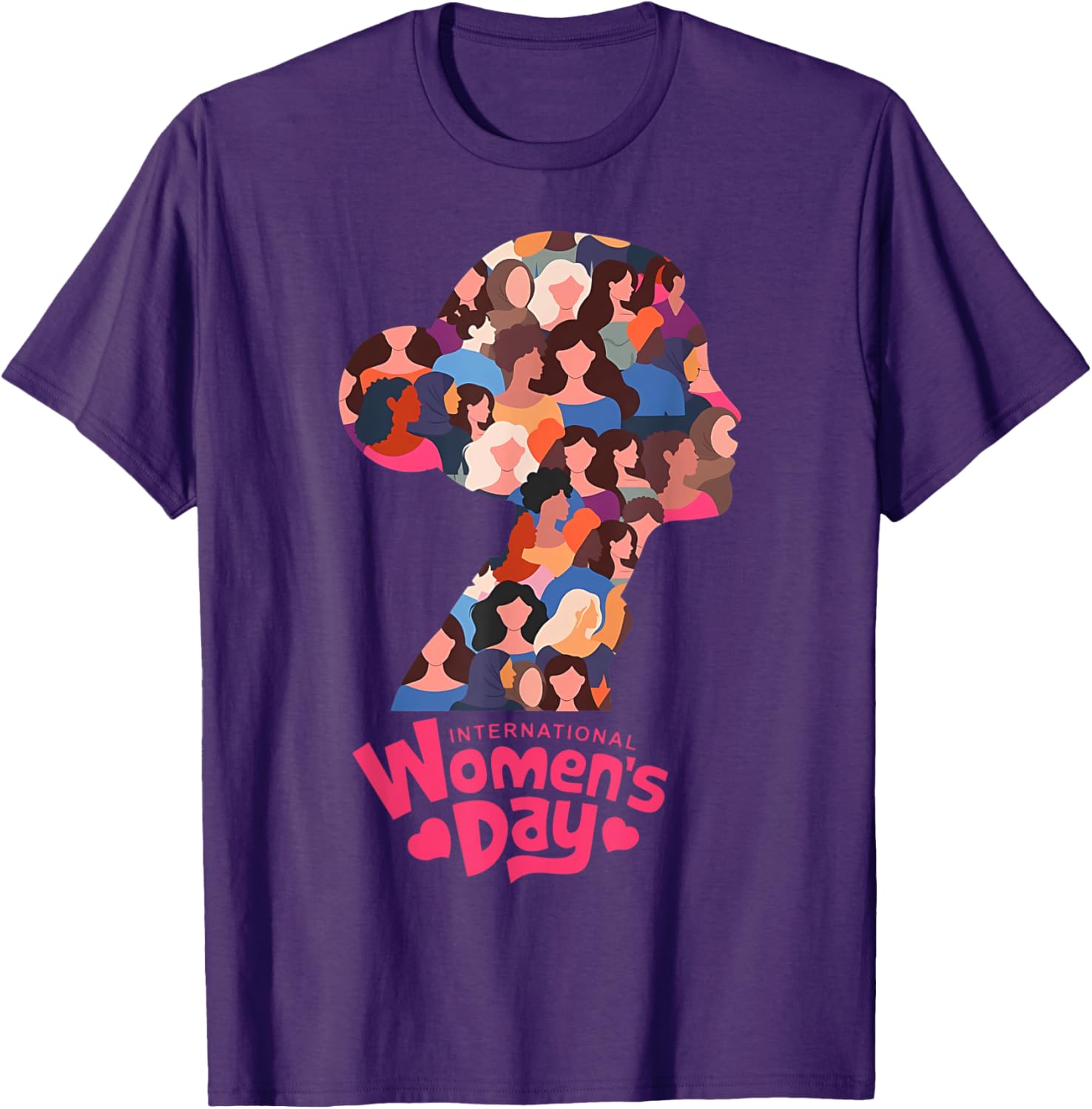 Celebrate Women's Day with Inspire Inclusion Women's T-Shirt for March 8 - 2