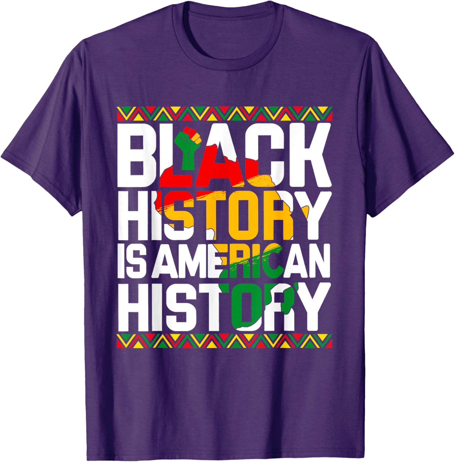 Black History is American History T-Shirt for Melanin Pride and Unity - 4