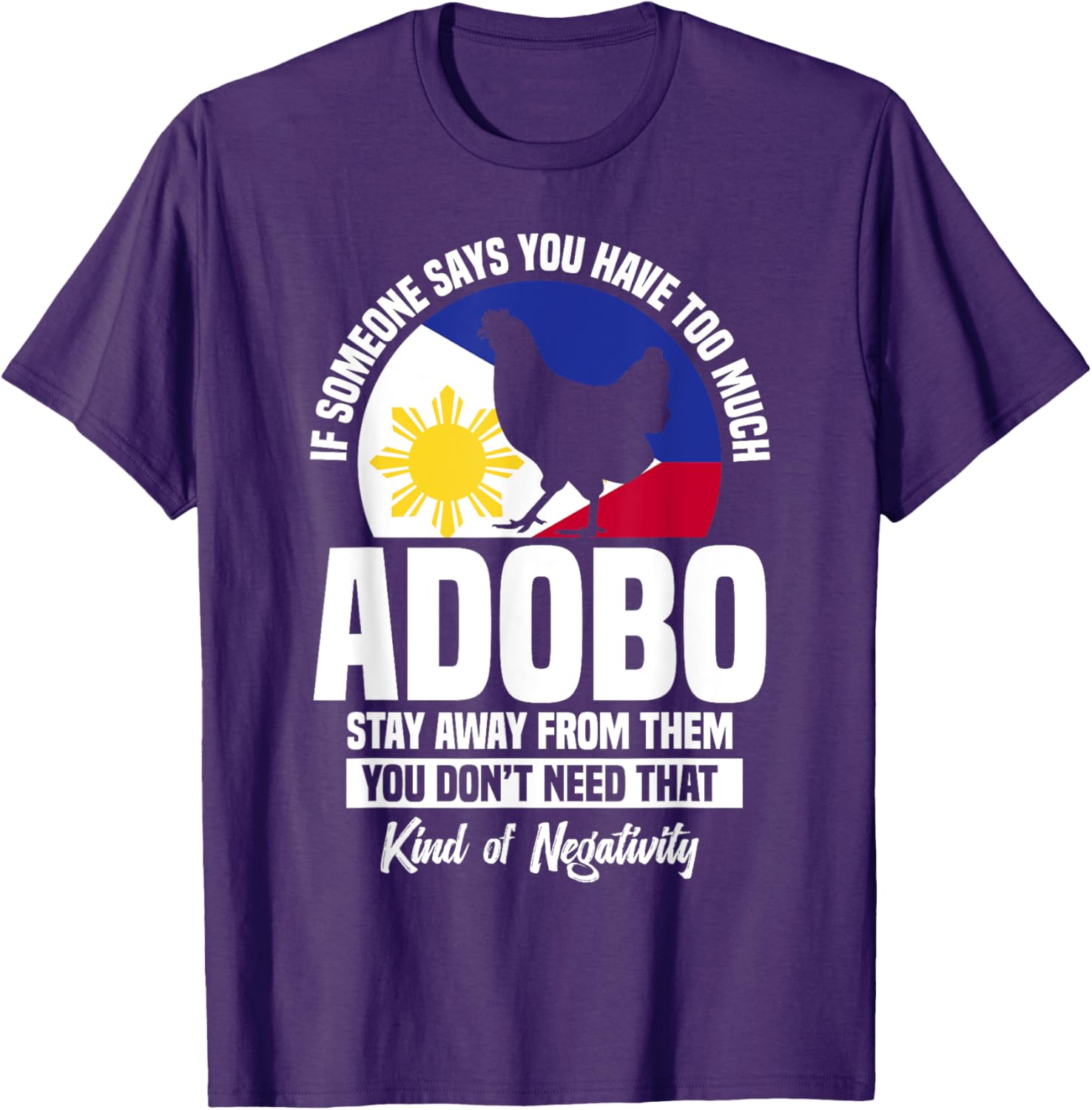 Chicken Adobo Lover T-Shirt for Filipino Food Fans and Snack Lovers - 15