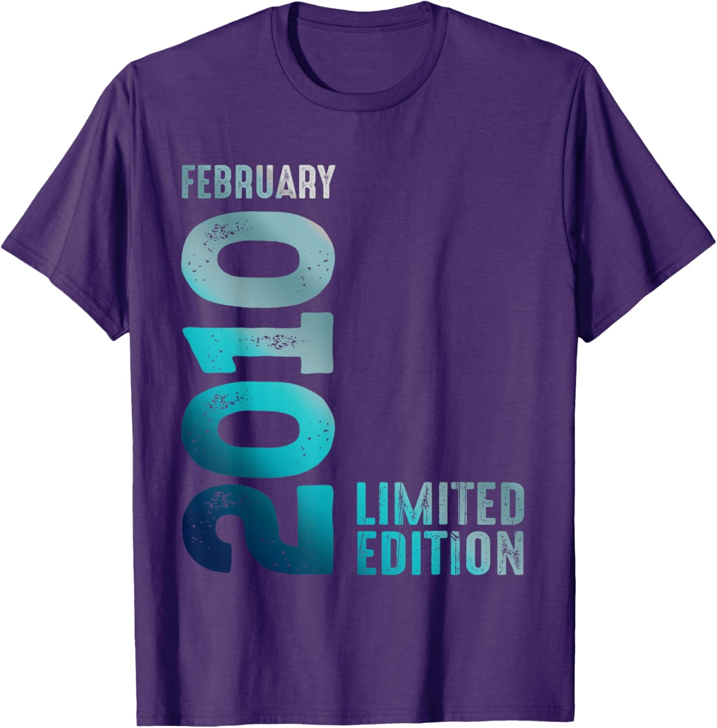 February 2010 Limited Edition Birthday T-Shirt for Unique Celebrations - 2