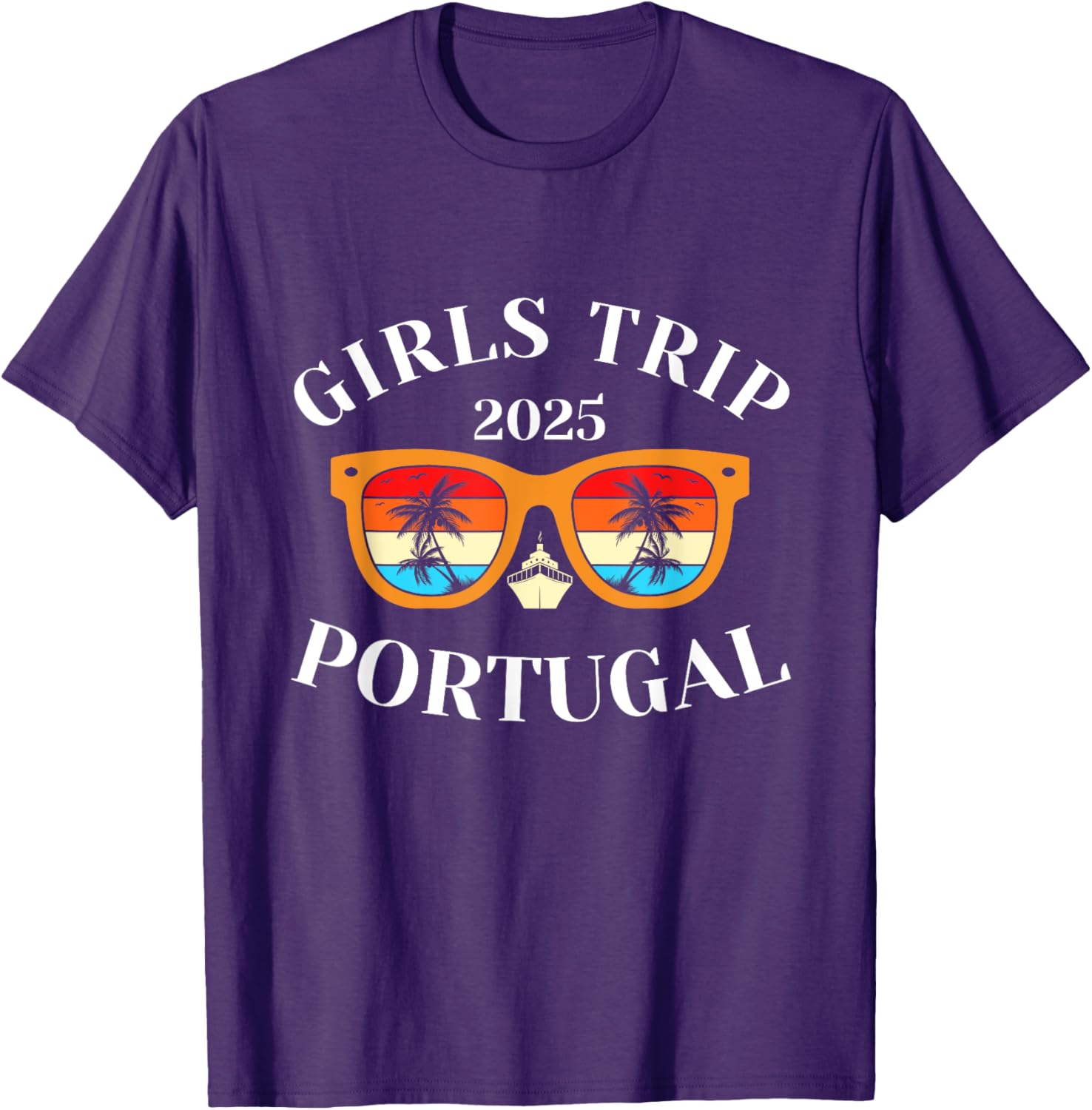 Girls Trip Portugal 2025 T-Shirt for Fun Travel Adventures - 4