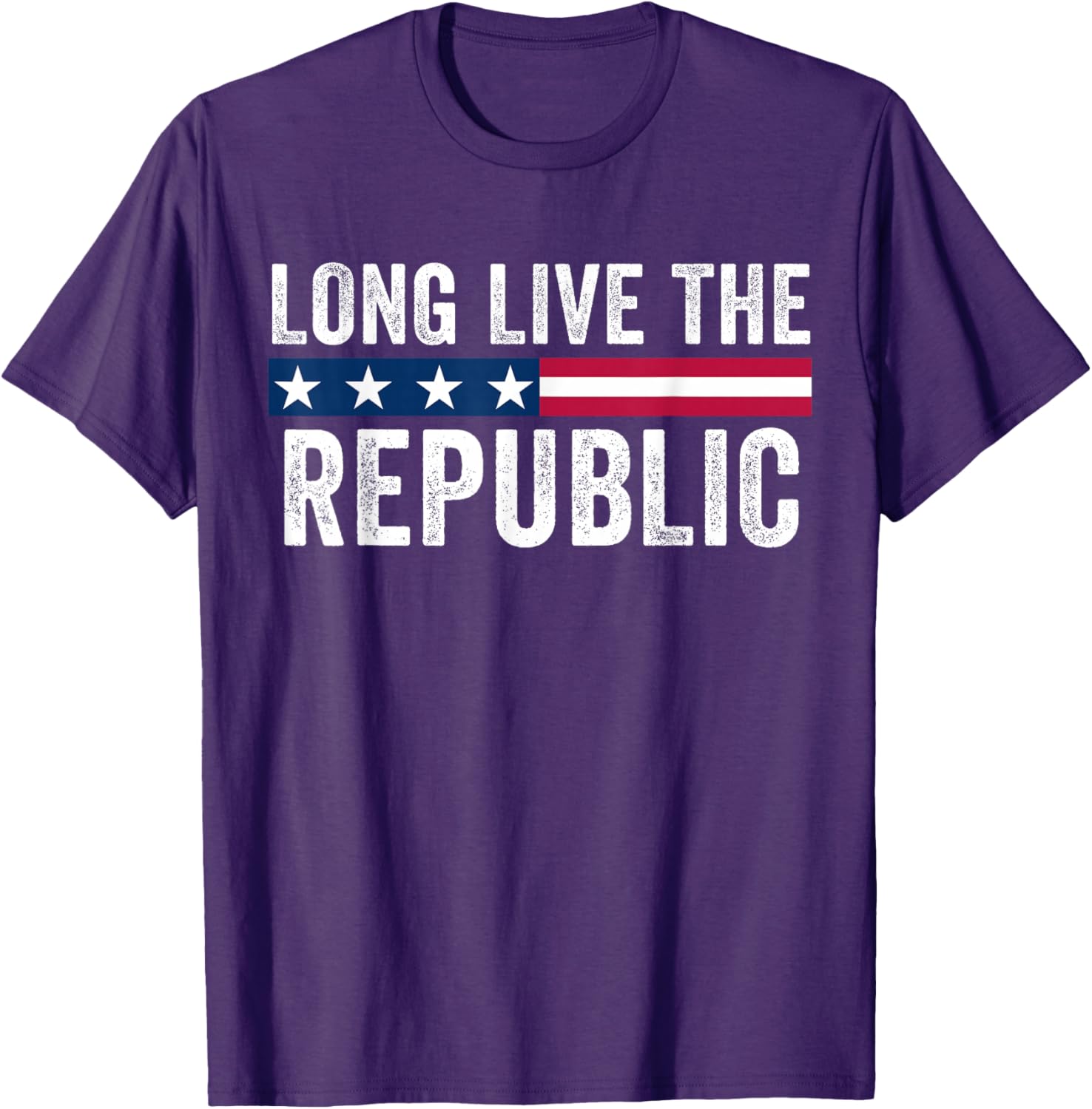 Long Live the Republic American Flag T-Shirt for Patriotic Style - 28