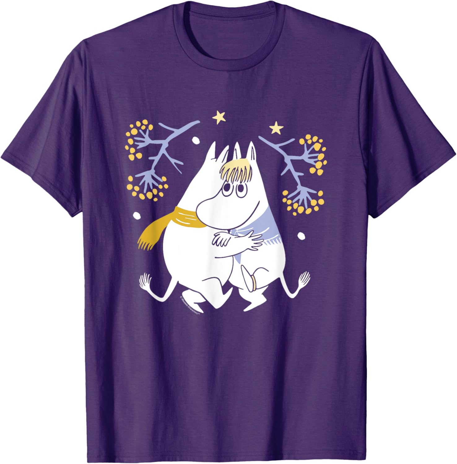 Moomin Moomintroll and Snorkmaiden Winter Dance T-Shirt for Kids - 16