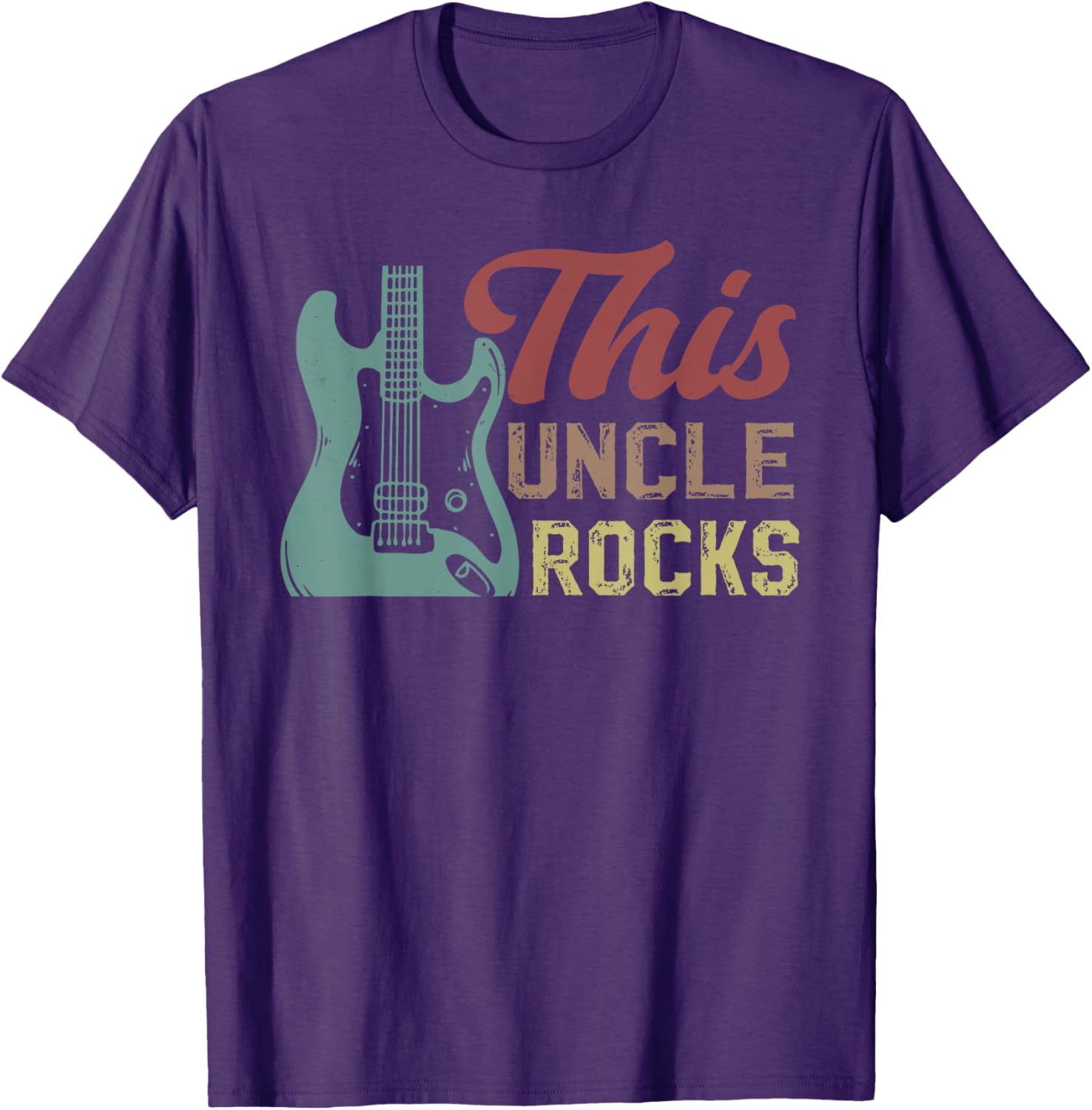 Guitar Uncle T-Shirt for Guitarists - Perfect Gift for Musical Uncles - 4