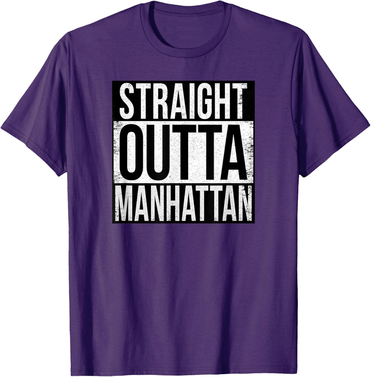 Straight Outta Manhattan T-Shirt for Fun Fashion and City Vibes - 6