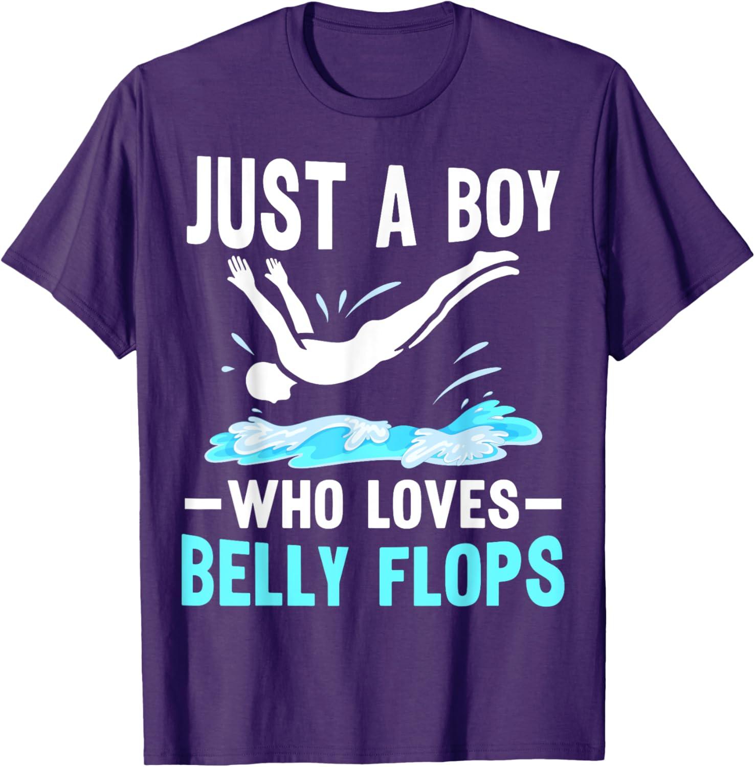 Belly Flop Lover T-Shirt for Summer Fun at the Swimming Pool - 4