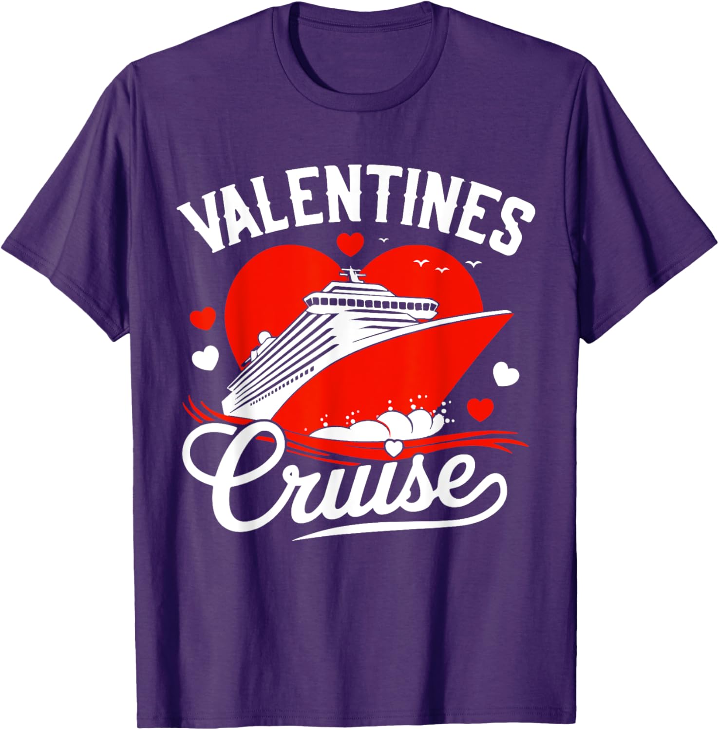 Valentine's Day Cruise Matching Couple T-Shirts for Sweet Vacation Fun - 8