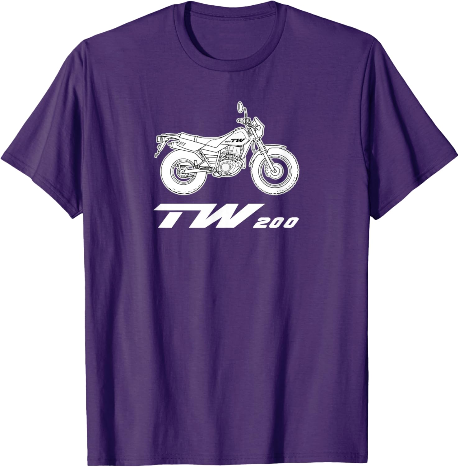 TW200 Dual Sport Dirt Bike T-Shirt for Motorcycle Enthusiasts - 11