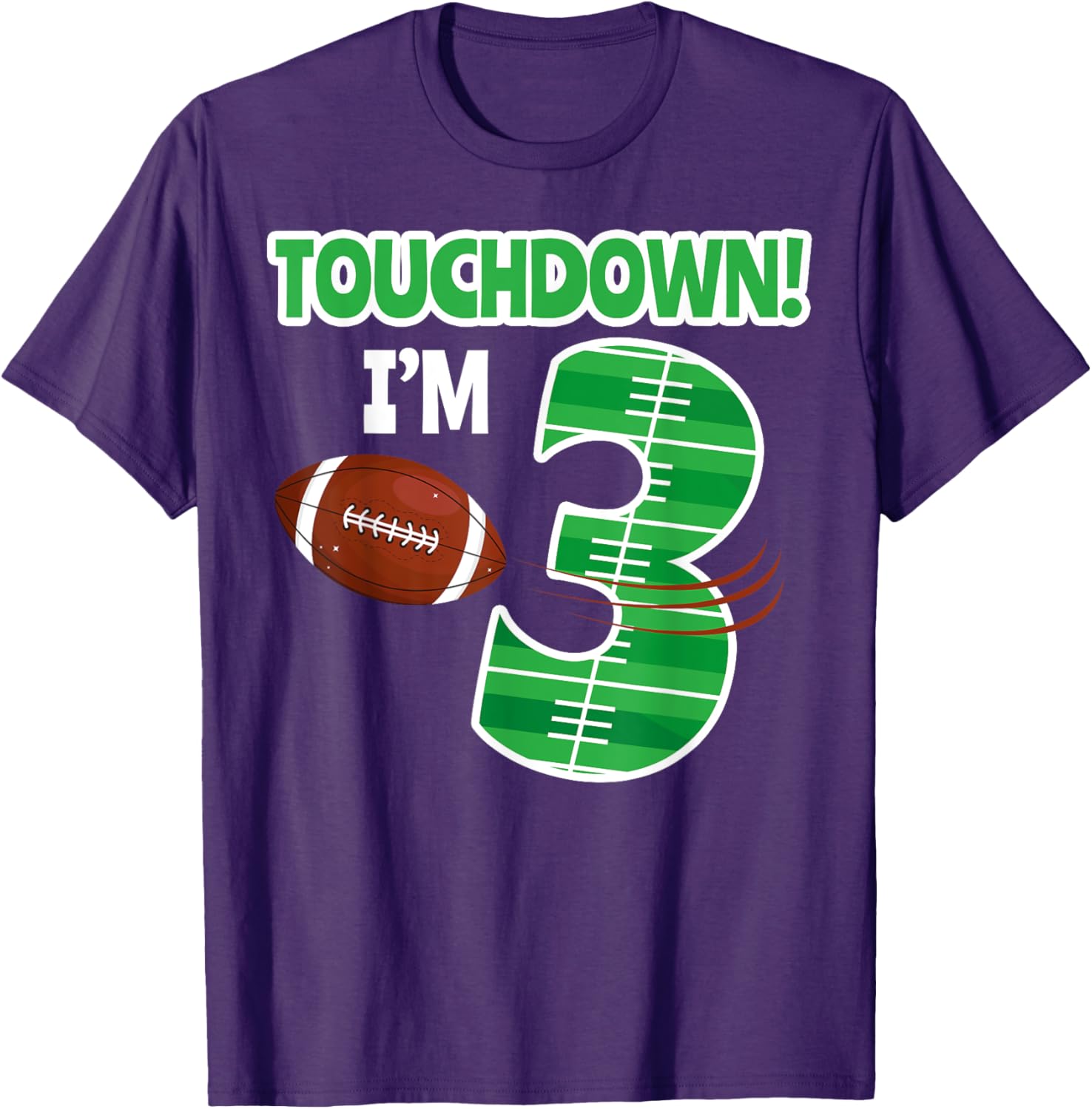 Football 3rd Birthday Party T-Shirt for Kids - Perfect for Game Lovers - 11