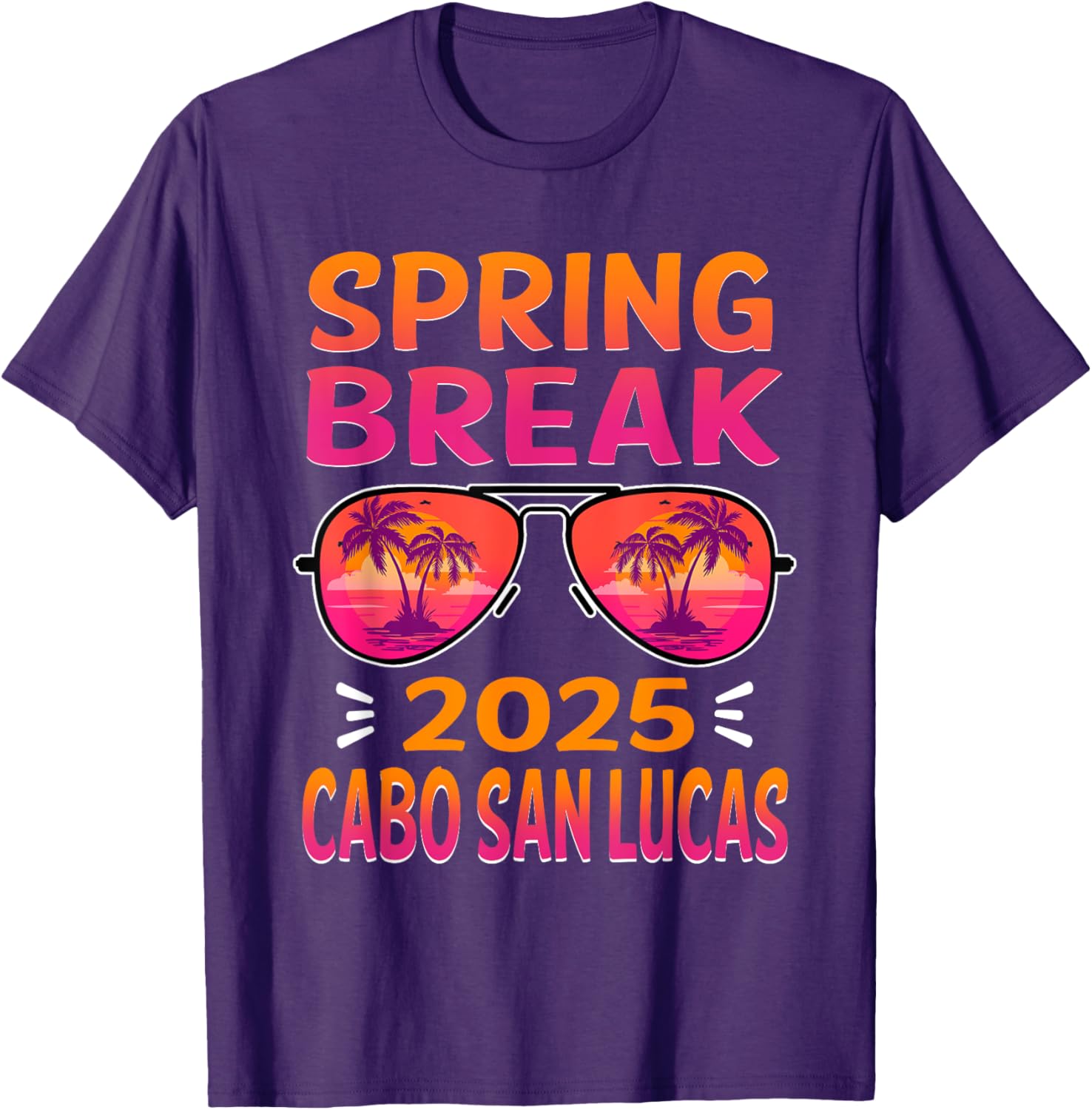 Spring Break Cabo San Lucas 2025 Retro T-Shirt for Beach Lovers - 11