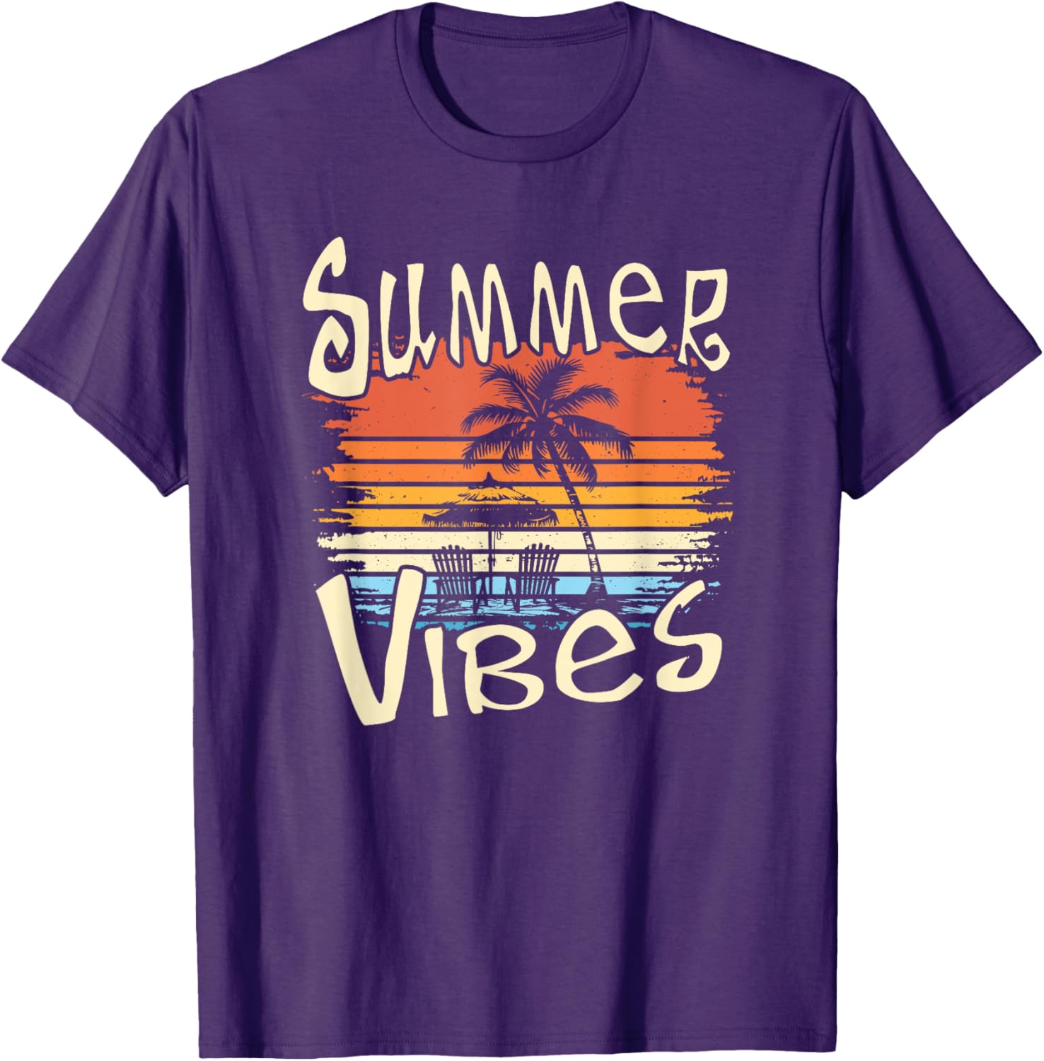 Summer Vibes Retro Palm Tree T-Shirt for Fun and Stylish Days - 2