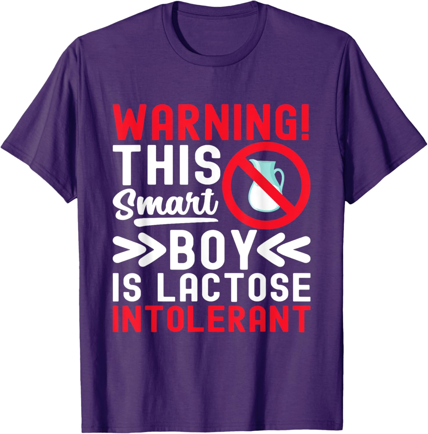 Lactose Intolerance Boy Dairy Allergy T-Shirt for Fun and Comfort - 10