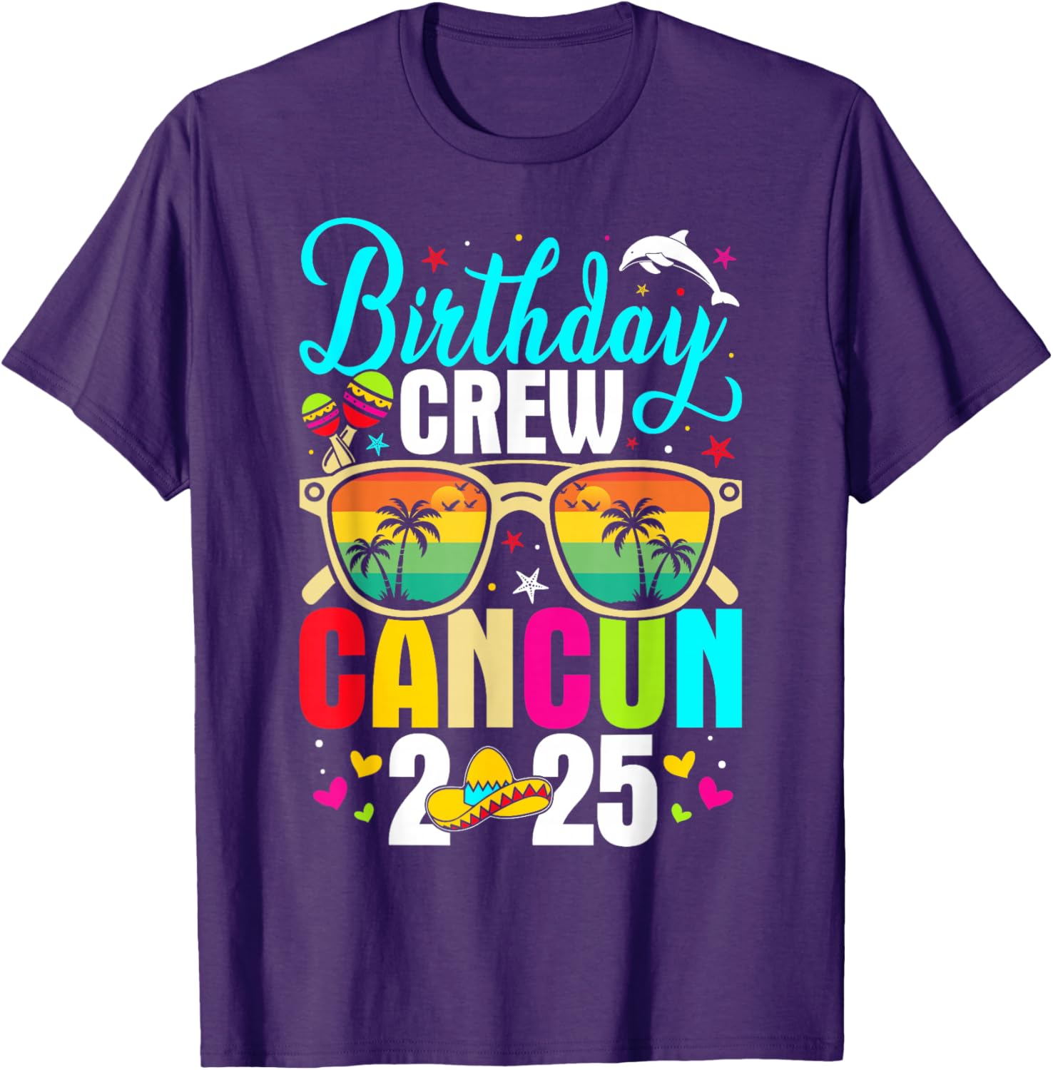 Fun Matching Cancun Birthday Boy Trip T-Shirt for 2025 Celebration - 9