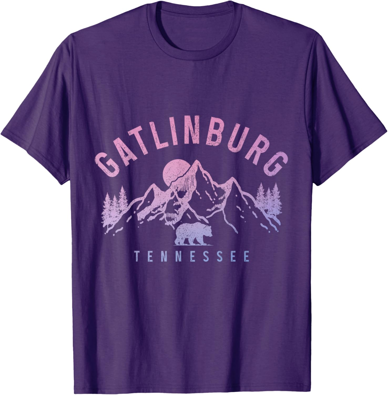 Gatlinburg Mountains Bear Vintage T-Shirt for Nature Lovers and Adventurers - 1