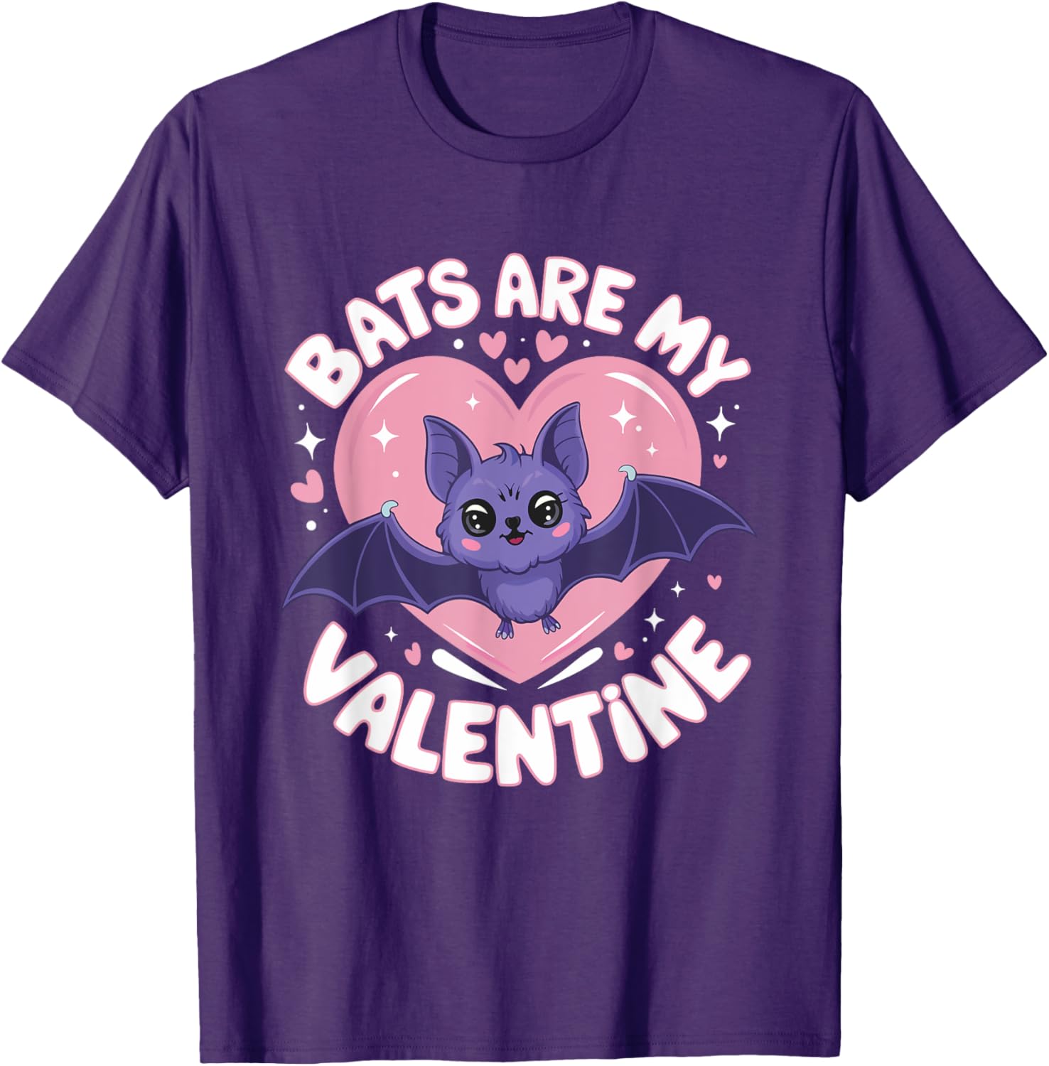 Pastel Goth Bat T-Shirt for Girls - Valentine's Day Cute Spooky Fashion - 2