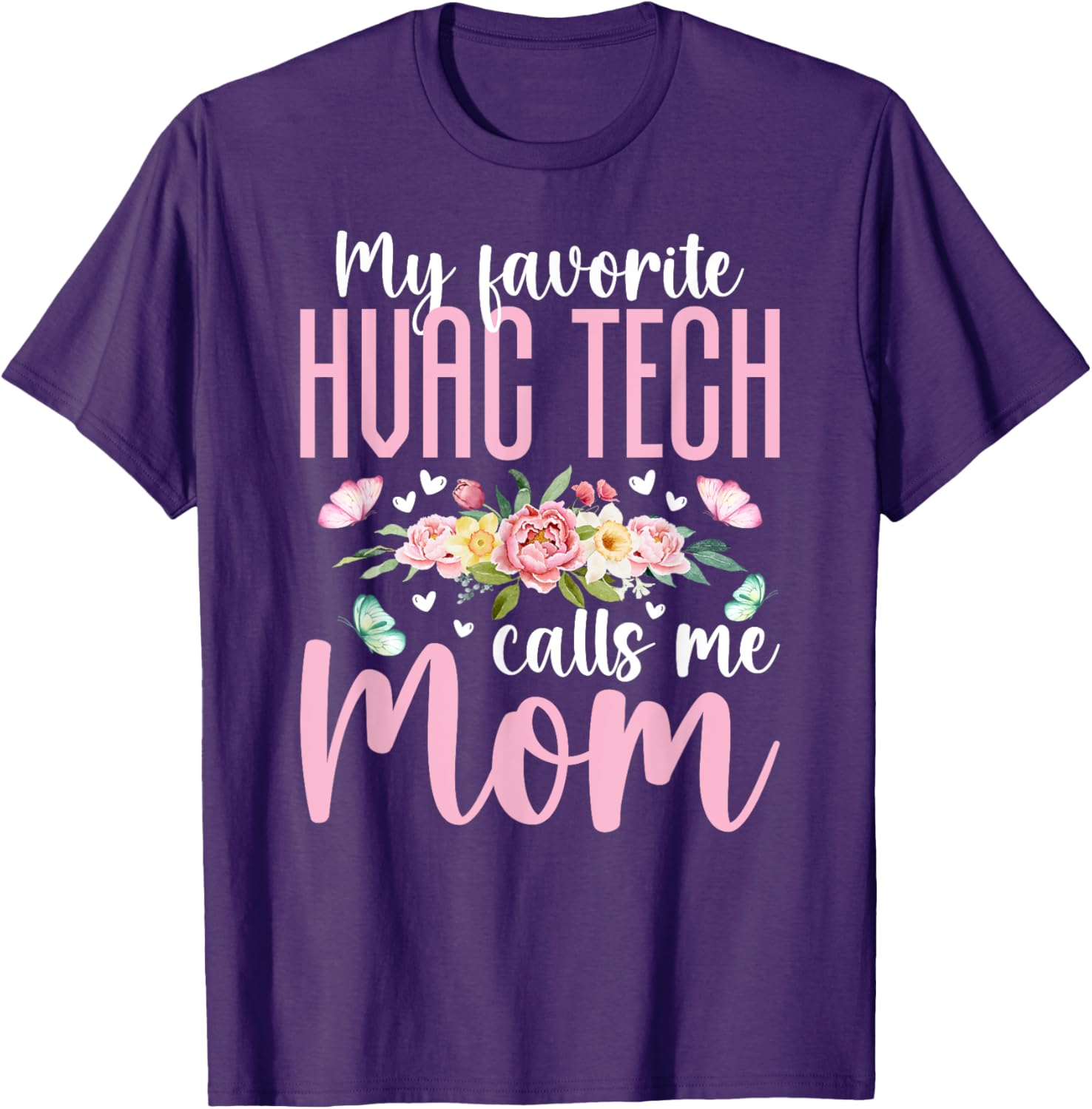 Proud HVAC Tech Mom T-Shirt for Moms of HVAC Technicians - Stylish Comfort - 6