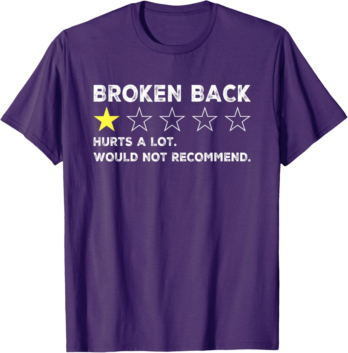 Funny Get Well Soon T-Shirt for Broken Back Spine Injury Recovery - 18