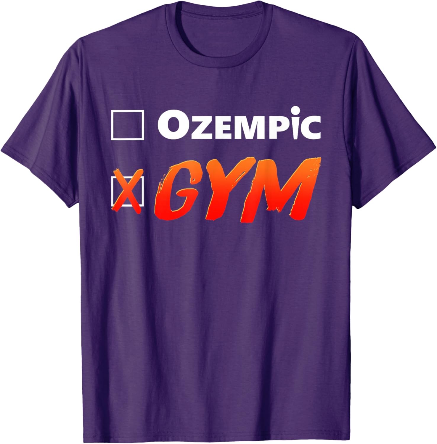 Funny Ozempic Gym T-Shirt for Fitness Lovers - Unique Design Apparel - 4
