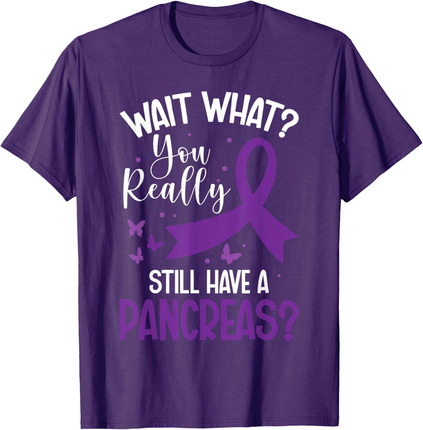 Pancreas Surgery Warrior T-Shirt for Diabetes Awareness and Support - 1