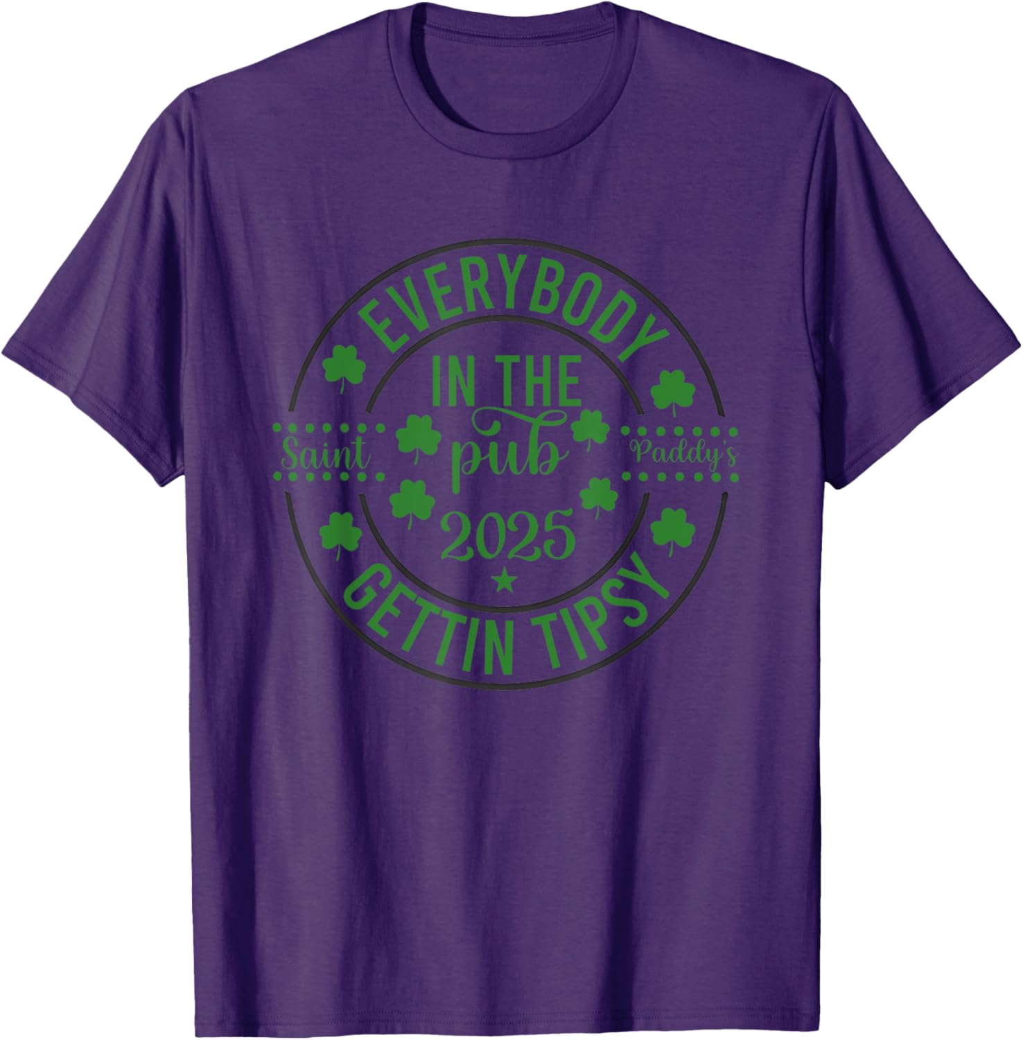 Everybody In The Pub 2025 Saint Vaddy's Gettin Tipsy T-Shirt for Fun Gatherings - 9