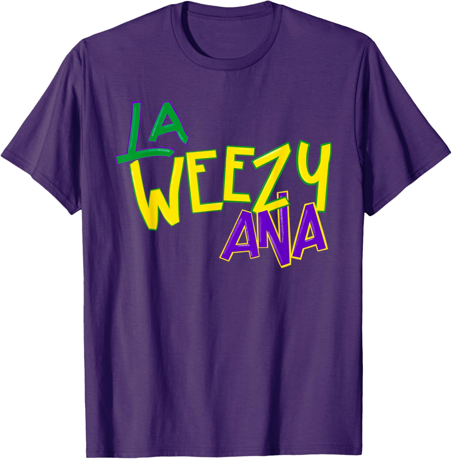 La Weezy Ana Mardi Gras T-Shirt for Fat Tuesday Fun in Louisiana - 13