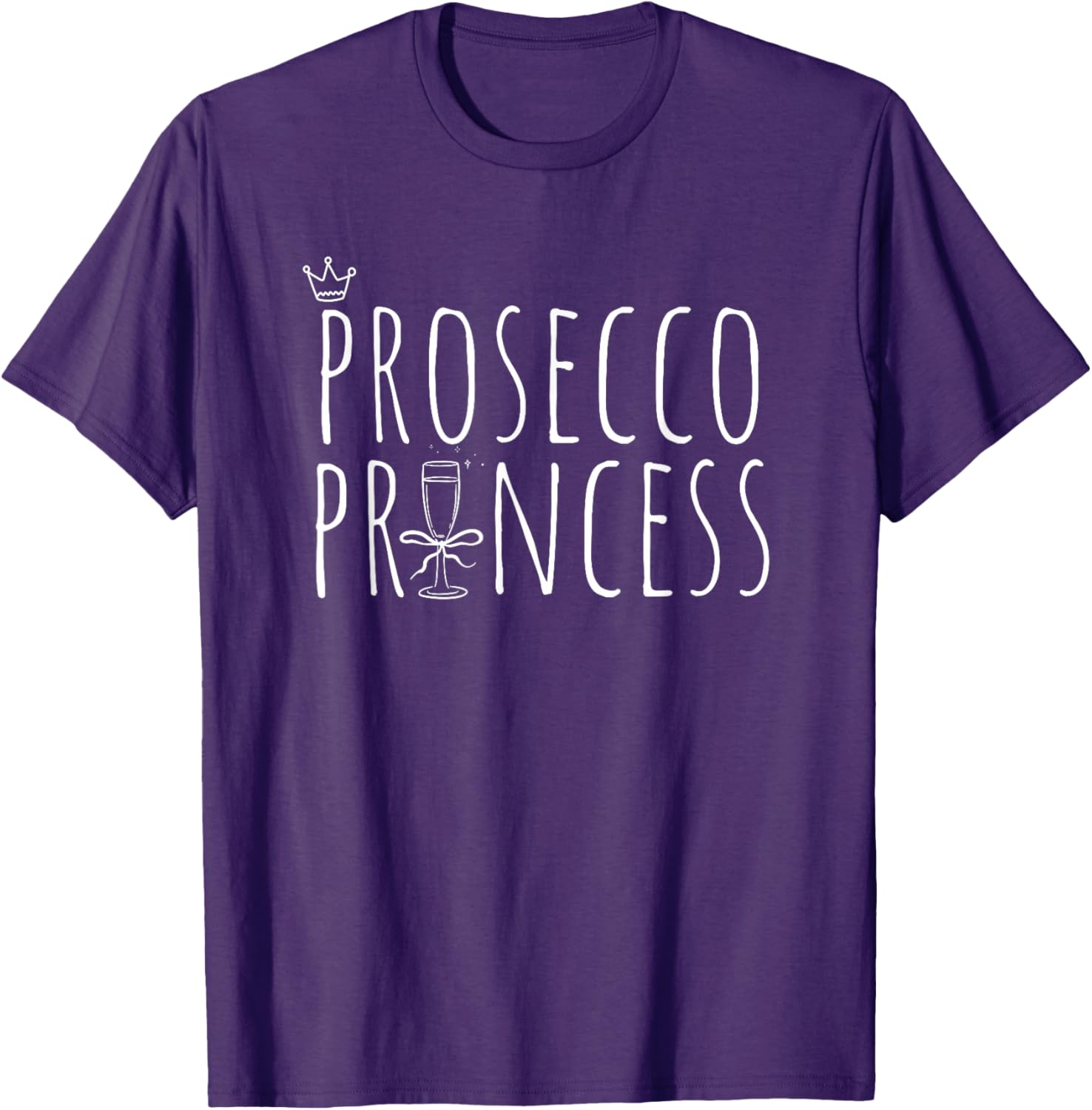 Prosecco Princess Cute Champagne T-Shirt for Fun Wine Lovers - 8