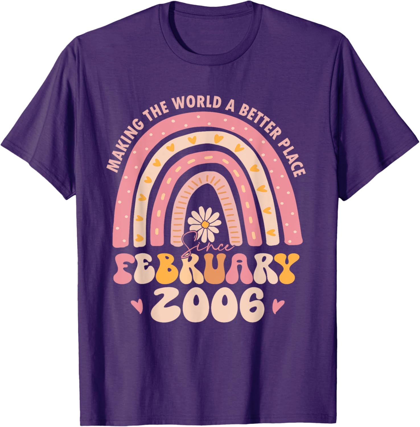 Retro February 2006 Ladies 19th Birthday T-Shirt for Women - 1