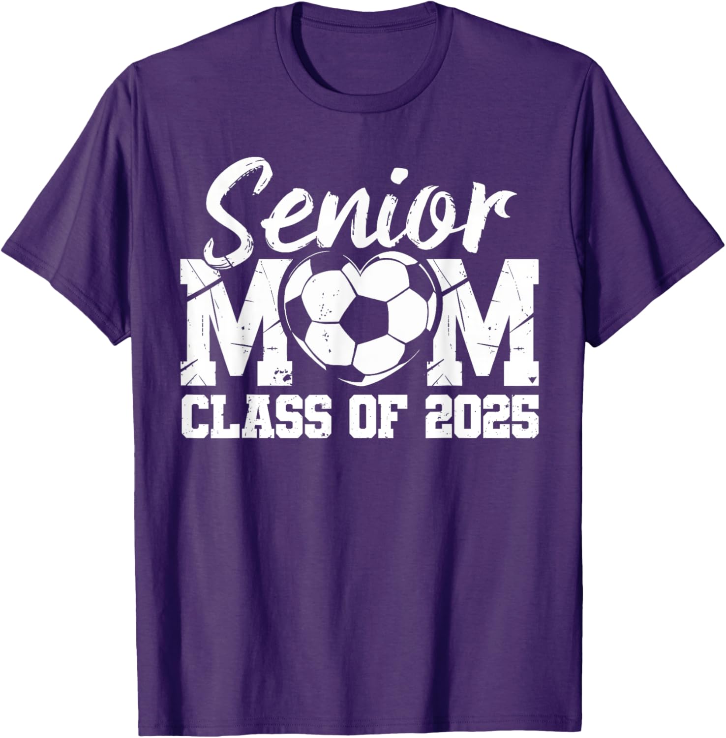 Soccer Mom Class of 2025 Graduate T-Shirt for Proud Senior Mamas - 25