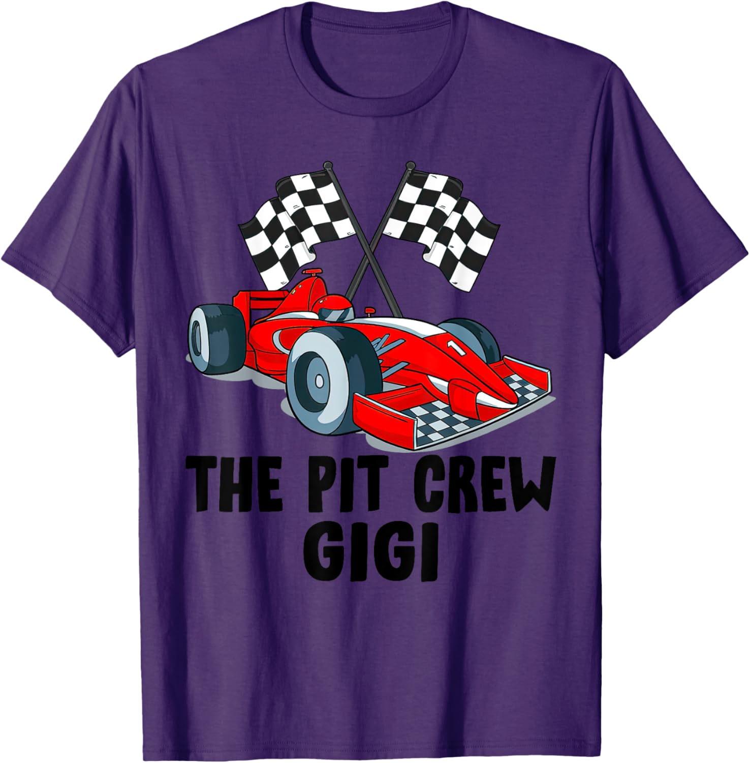 Gigi Pit Crew Race Car Birthday Party Family T-Shirt for Racing Fans - 12