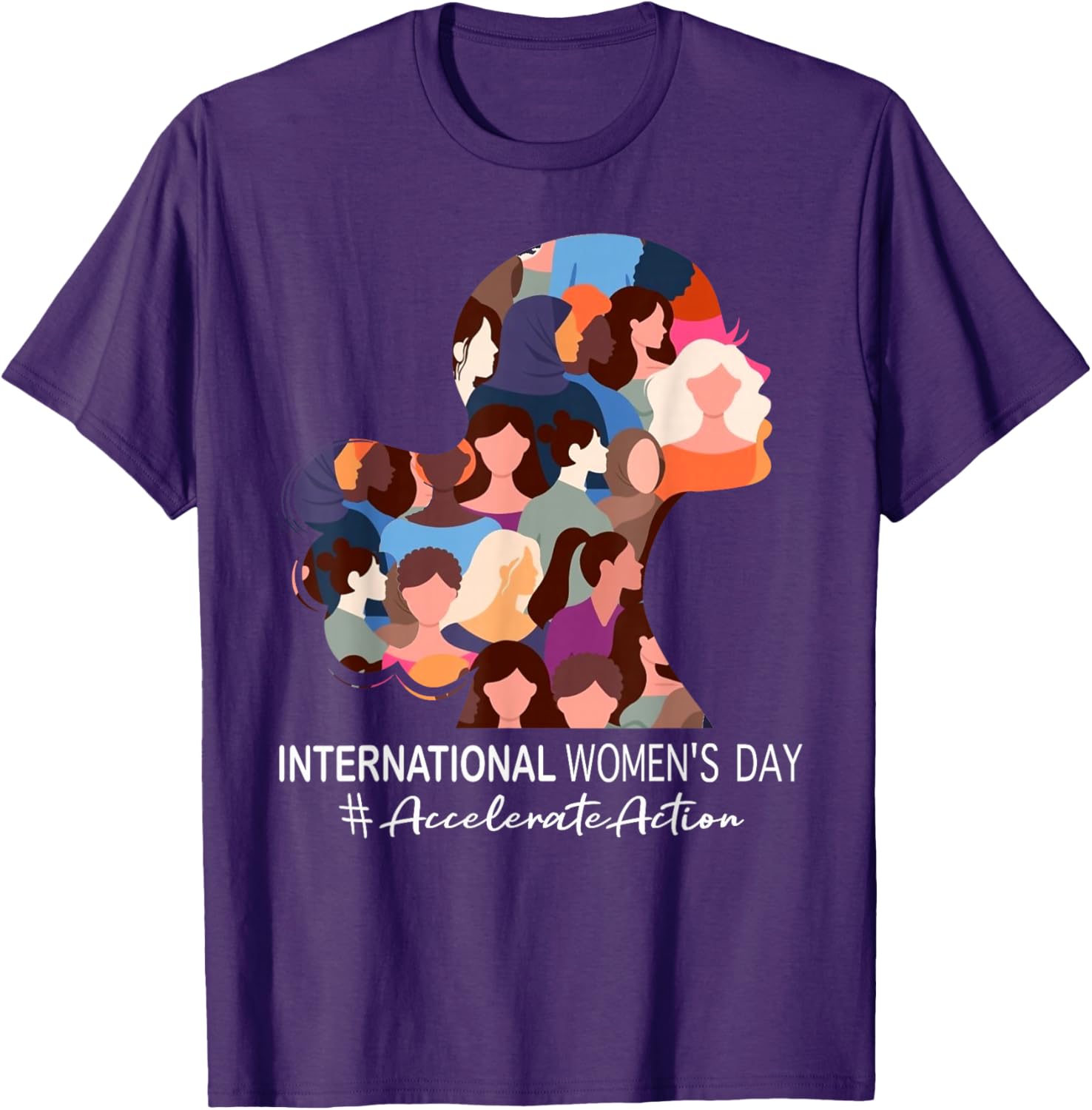 Accelerate Action Women's Day 2025 T-Shirt Stylish Comfort for Everyday Wear - 6