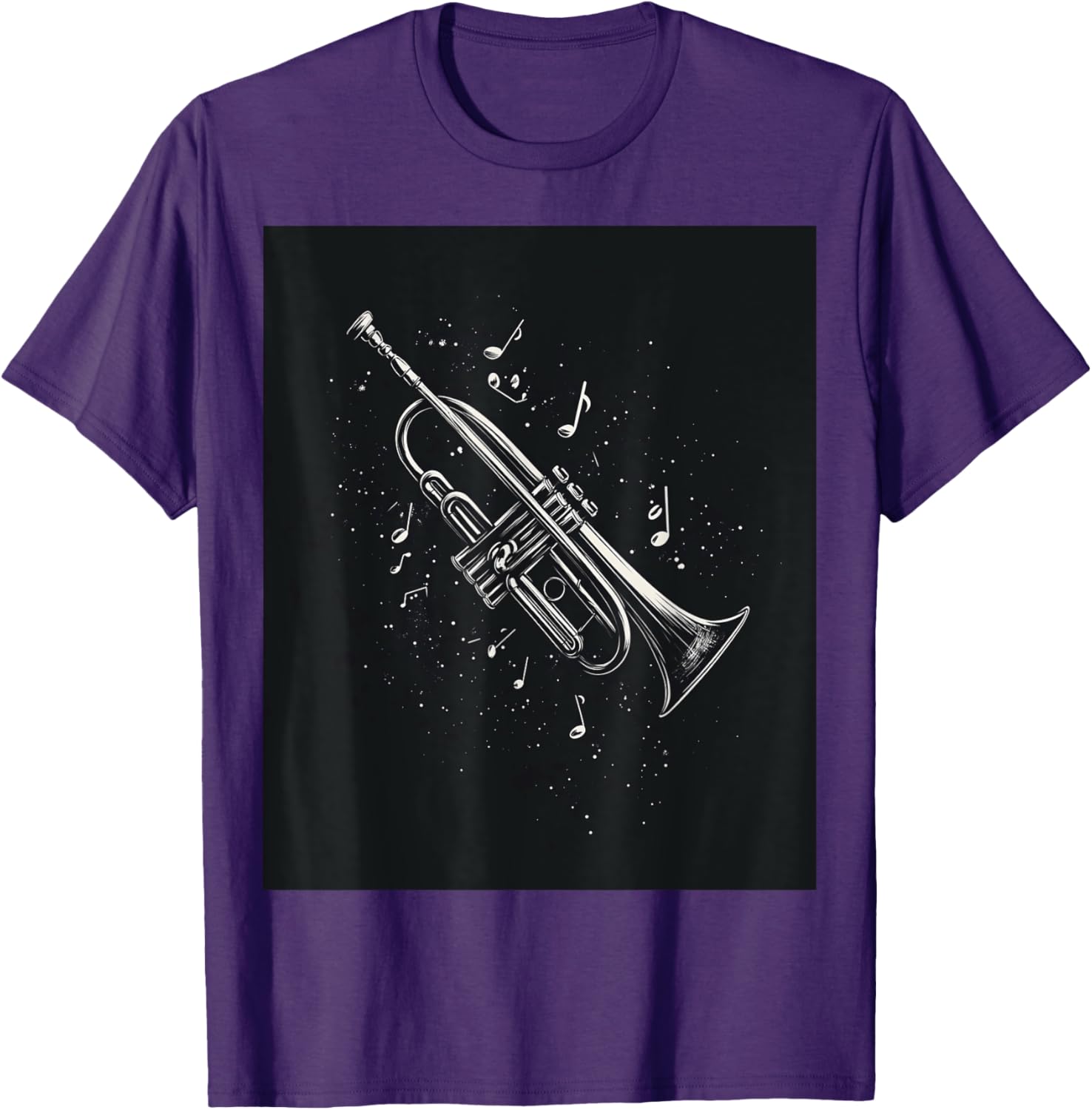 Jazz Enthusiast Trumpet Notes T-Shirt for Music Lovers and Musicians - 16