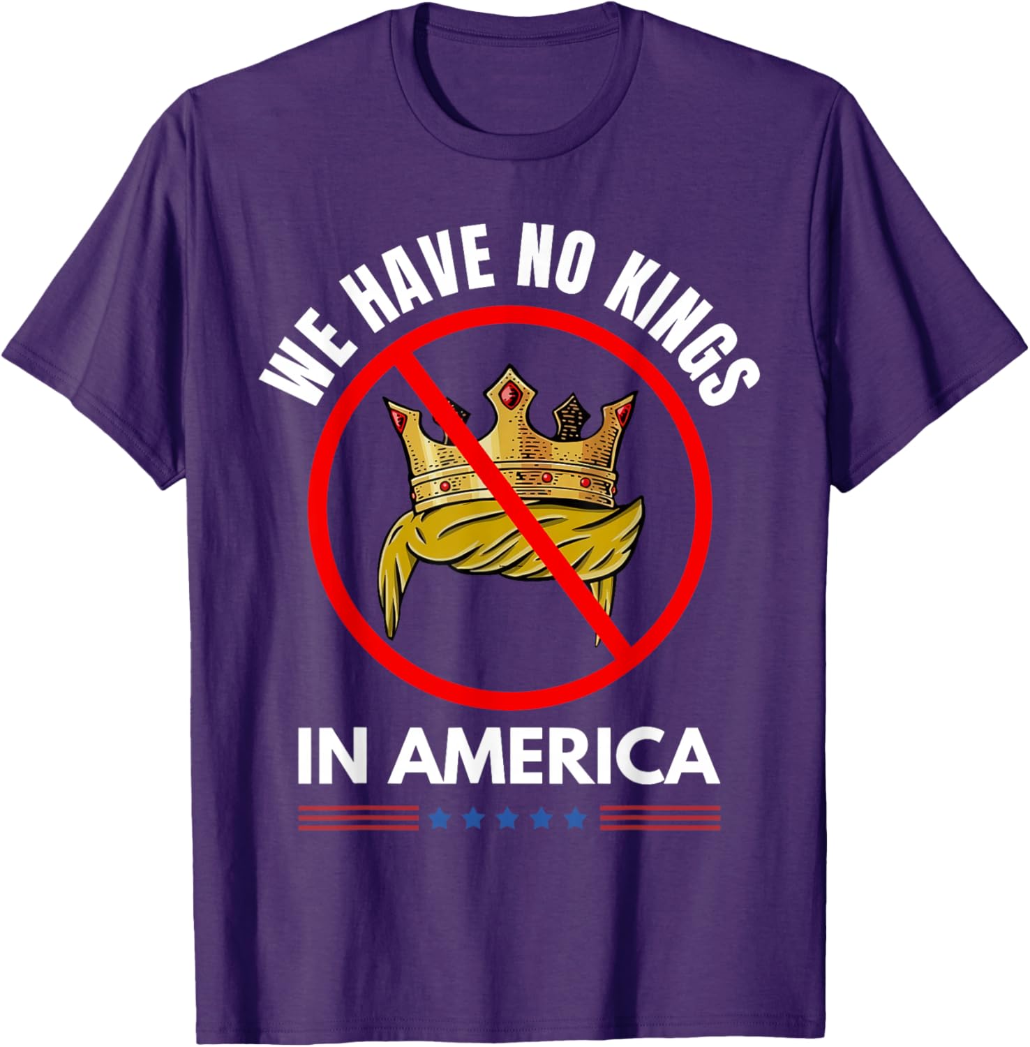 No Kings In America T-Shirt for Trendy Casual Fashion Lovers - 8