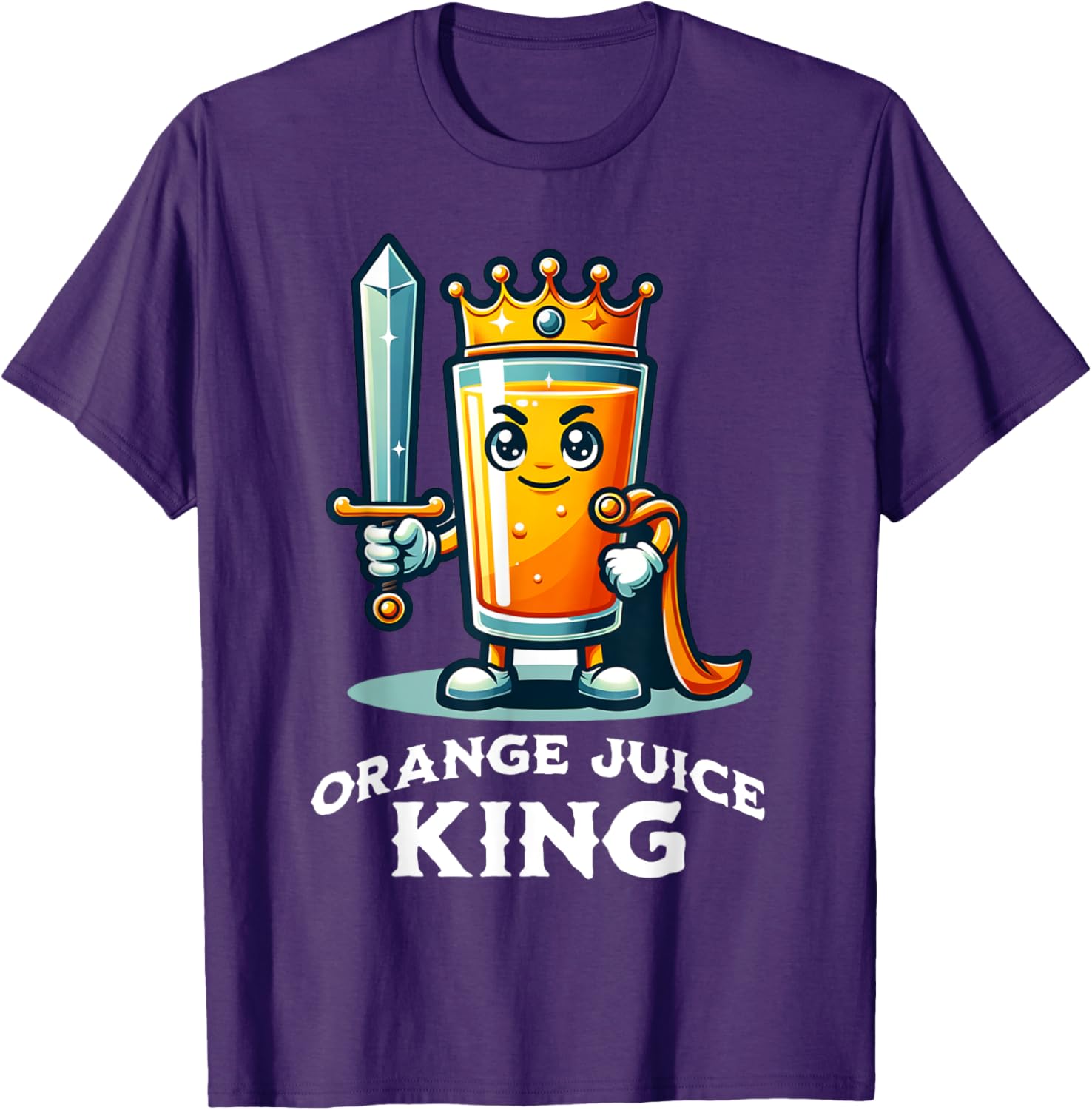 The Orange Juice King Funny Quote Fresh Orange Juice T-Shirt for Fans - 8
