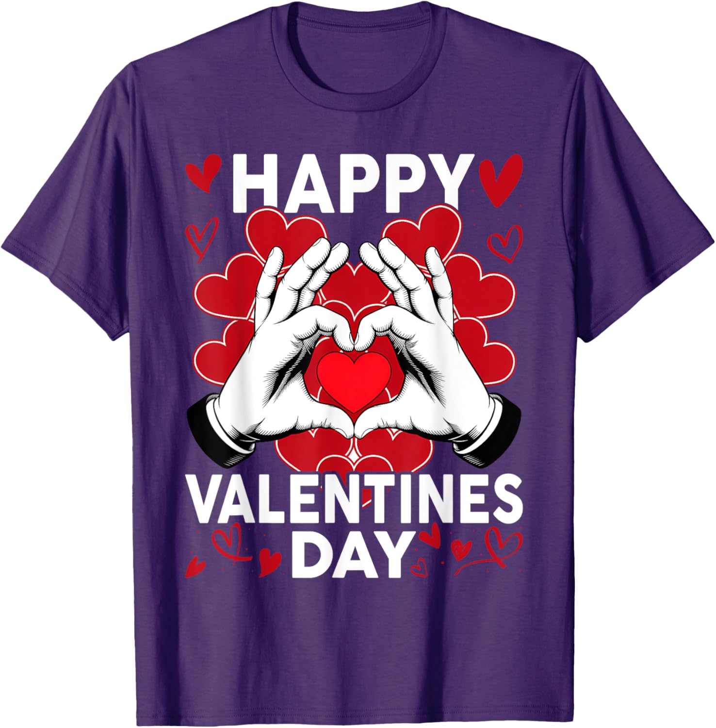 Happy Valentine's Day Couples Love T-Shirt for Perfect Date Night - 12