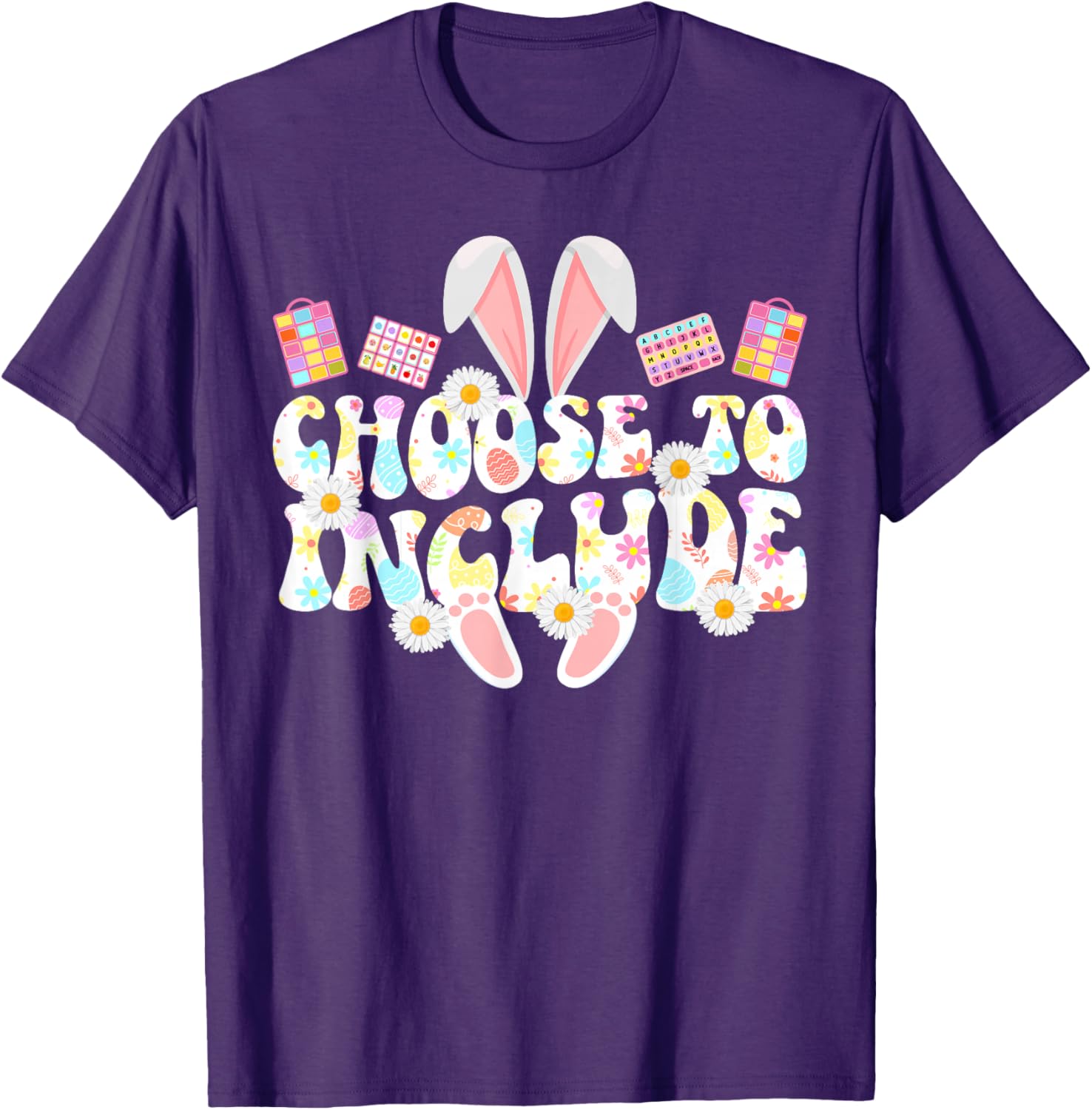 Groovy Easter Bunny Special Education Teacher T-Shirt for SPED Lovers - 5