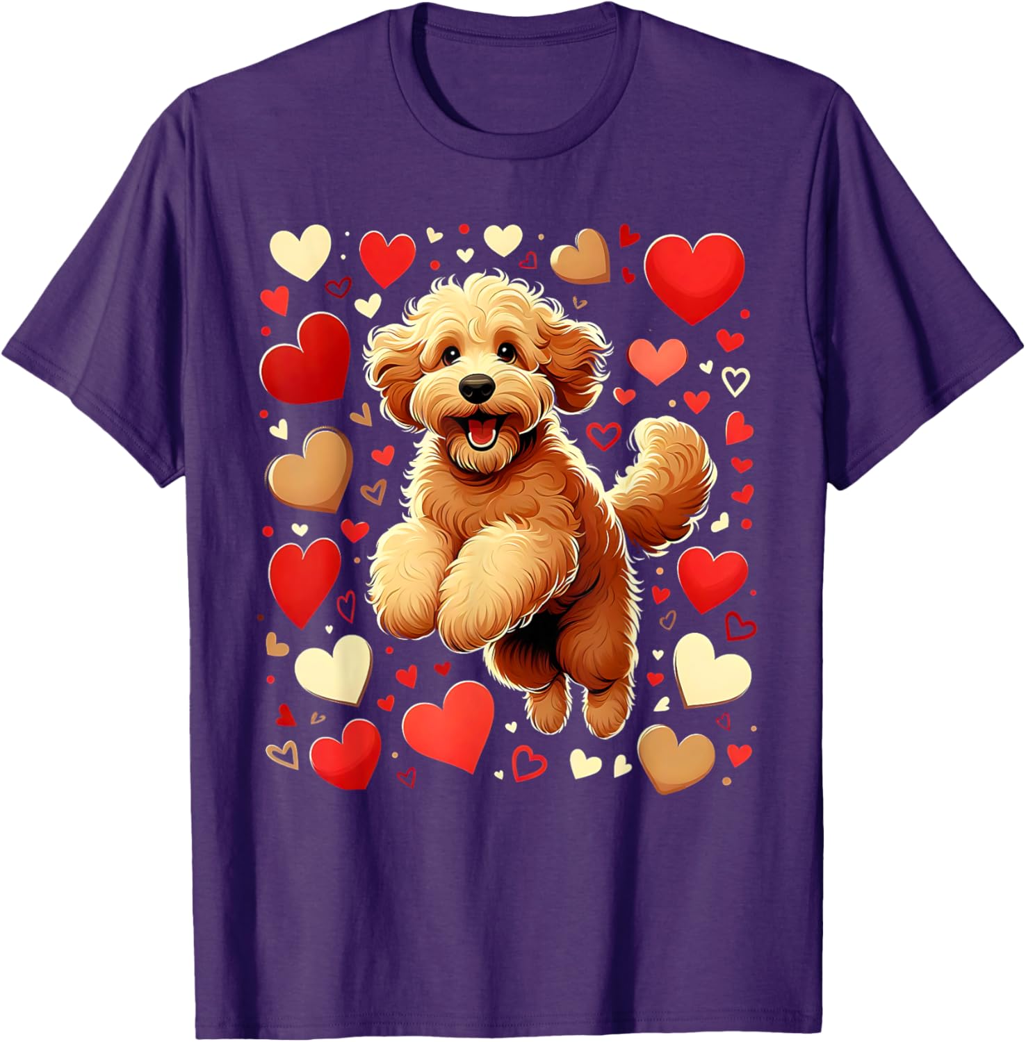 My Goldendoodle Is My Valentine Heartfelt Love T-Shirt for Dog Lovers - 11