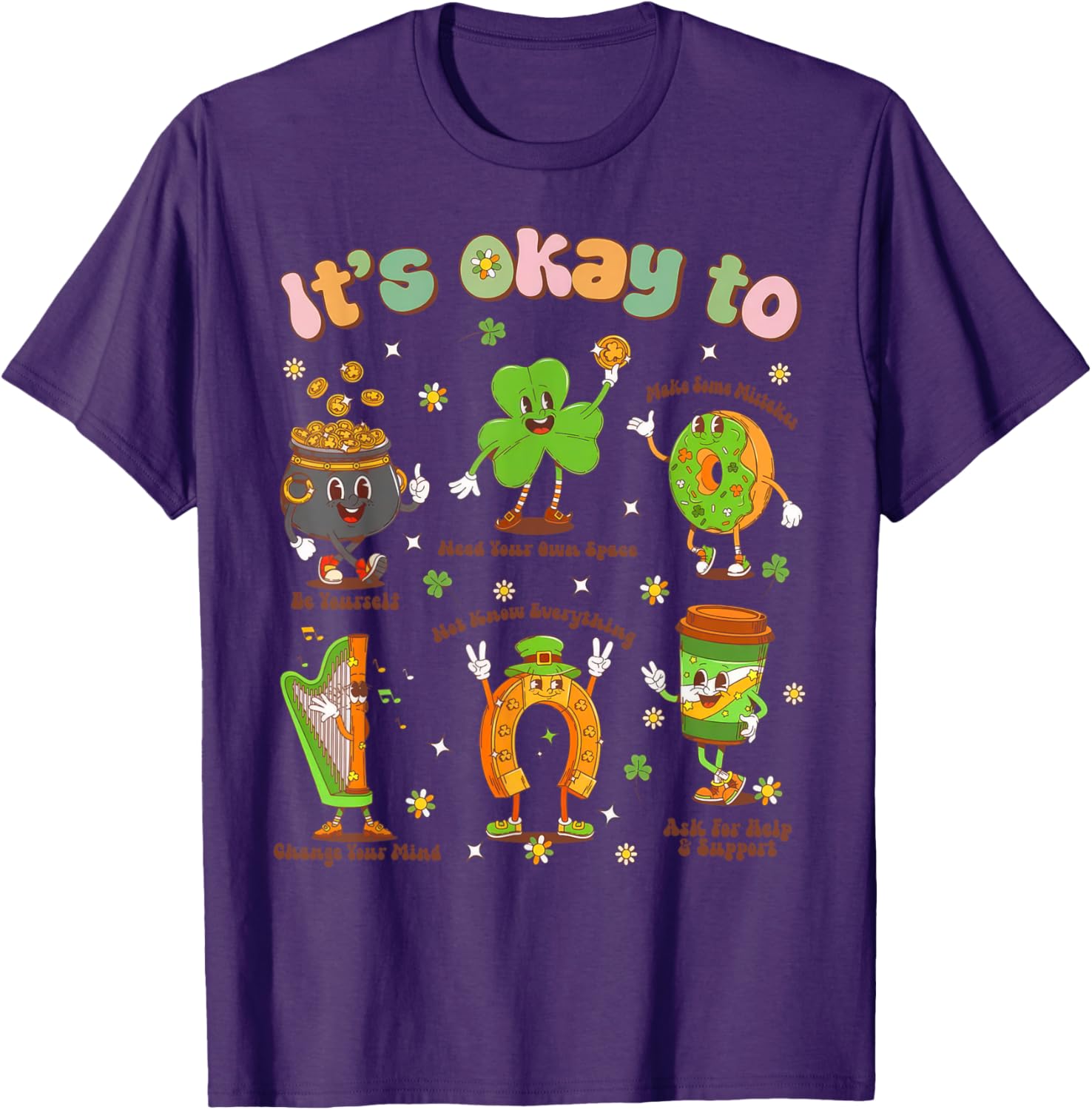 St Patrick's Day School Counselor Shamrock T-Shirt for Festive Fun - 23