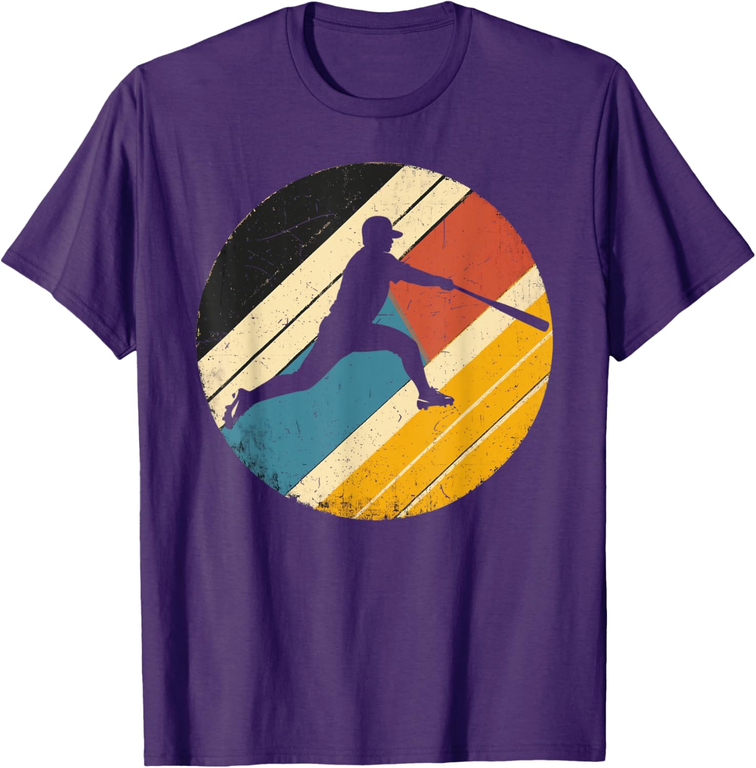 Retro Vintage Baseball Player T-Shirt for Men, Women, and Kids - 14